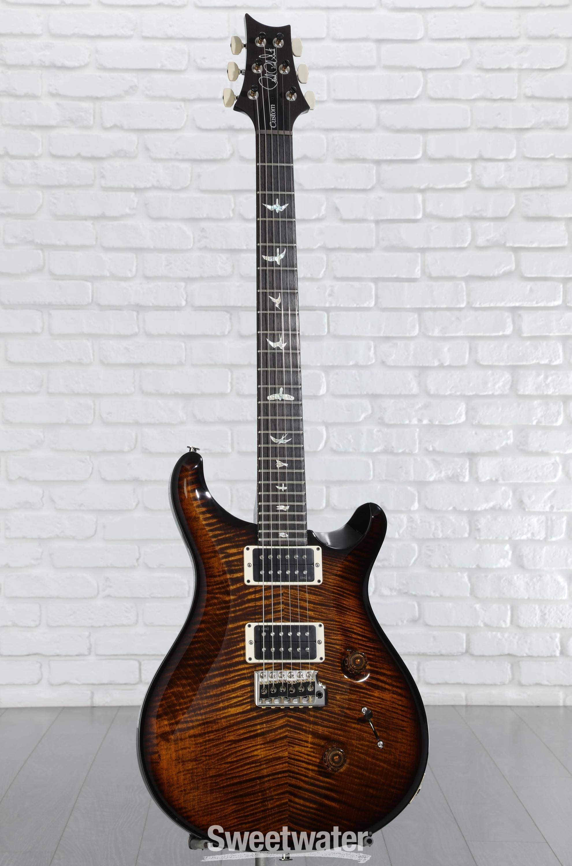 PRS Custom 24 Electric Guitar - Black Gold Wraparound Burst PRS Custom 24 Electric Guitar - Black Gold Wraparound Burst