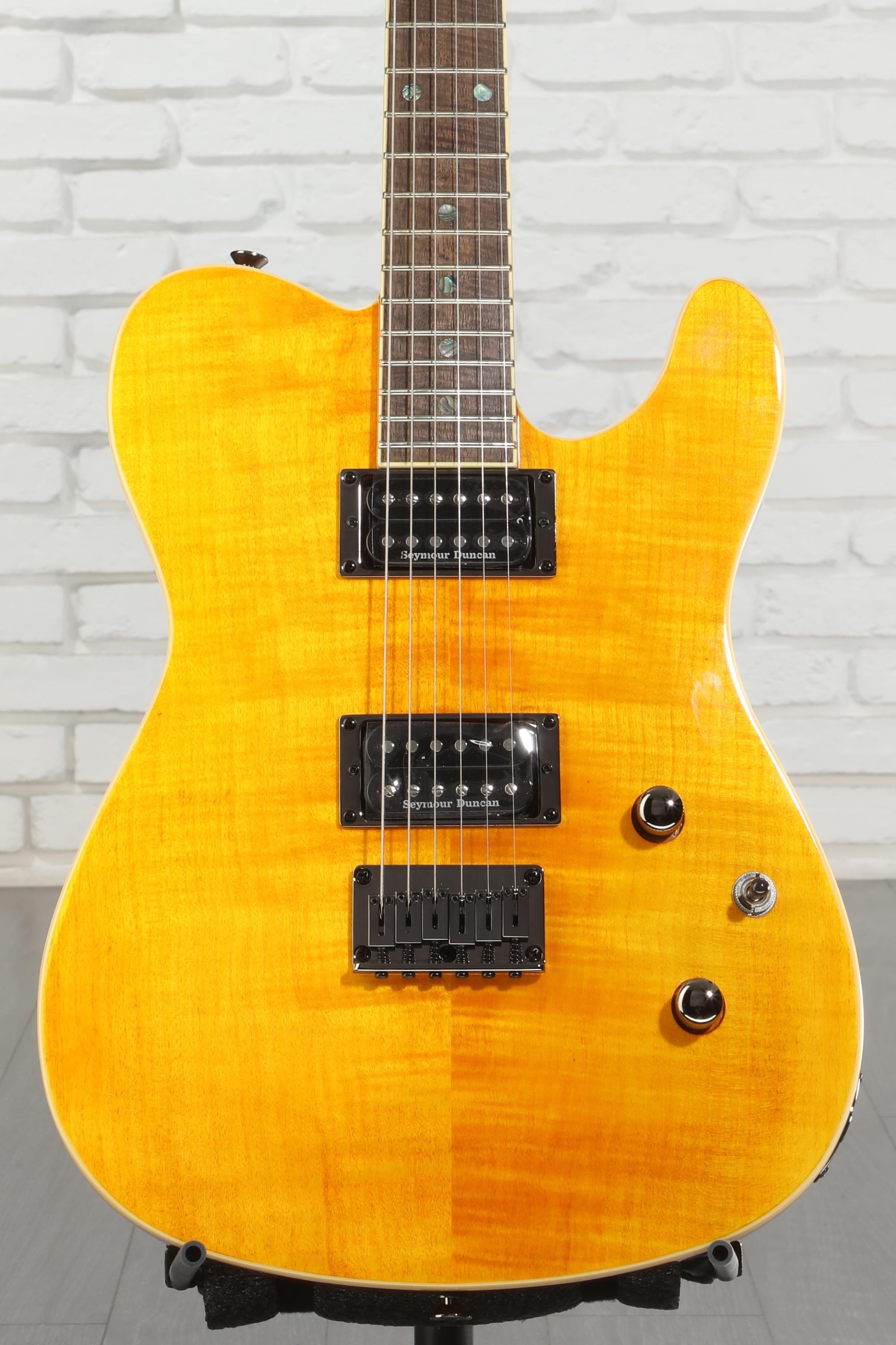 Fender Custom Telecaster FMT HH アンバー Fender Special Edition Custom Telecaster FMT HH - Amber | Sweetwater