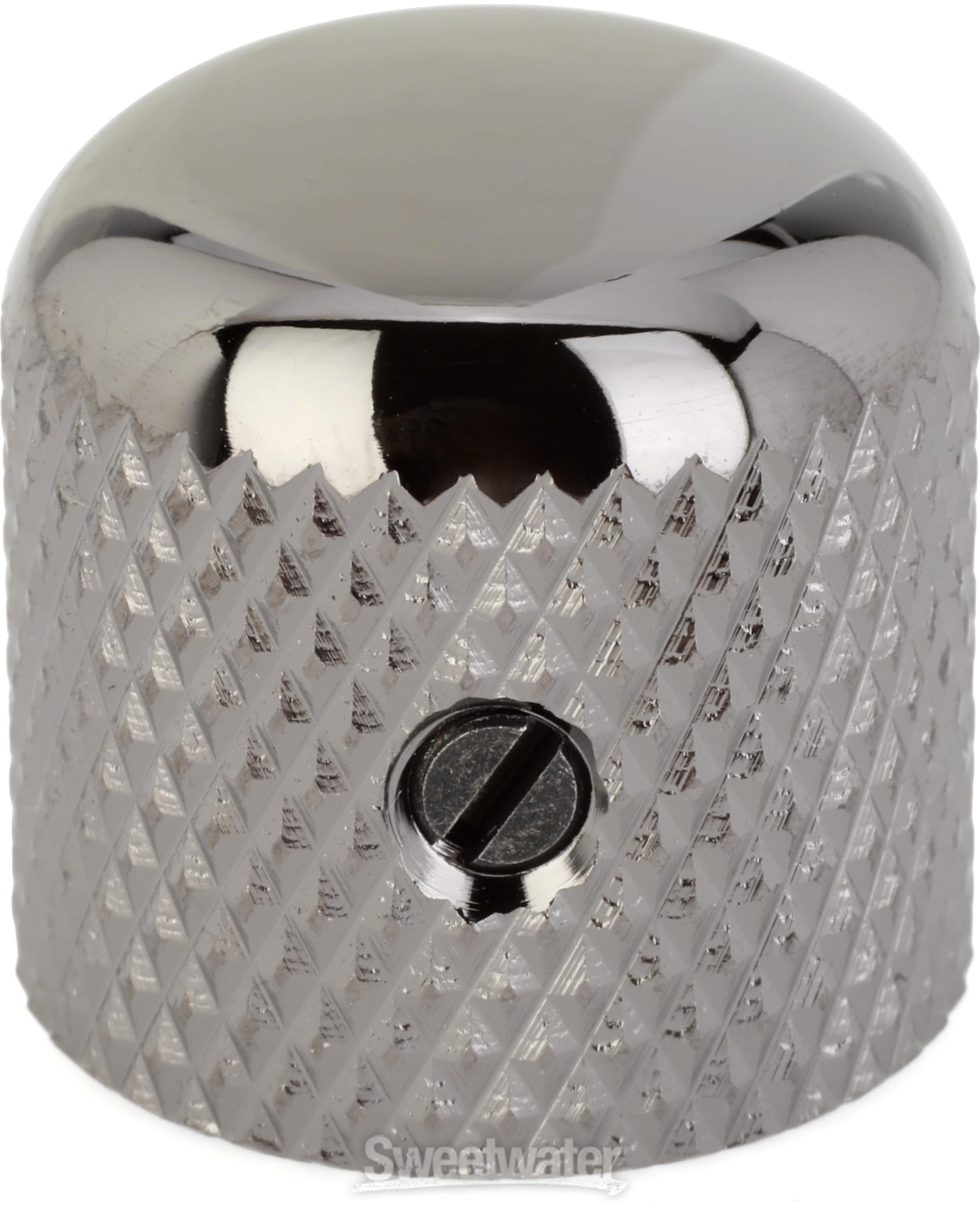 Gotoh VK1-19 Tall Metal Knob - Cosmo Black | Sweetwater