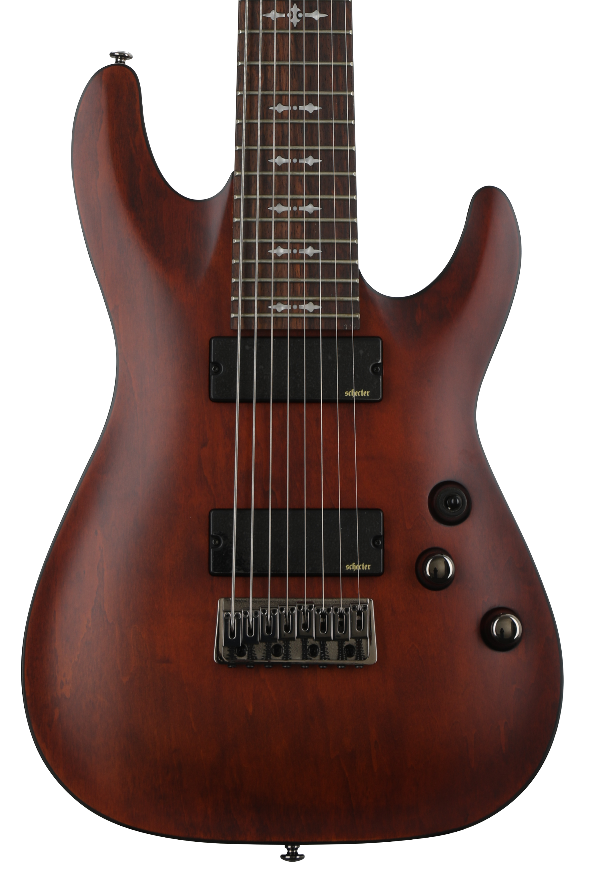 Schecter Omen-8, 8-String Electric Guitar - Walnut Satin