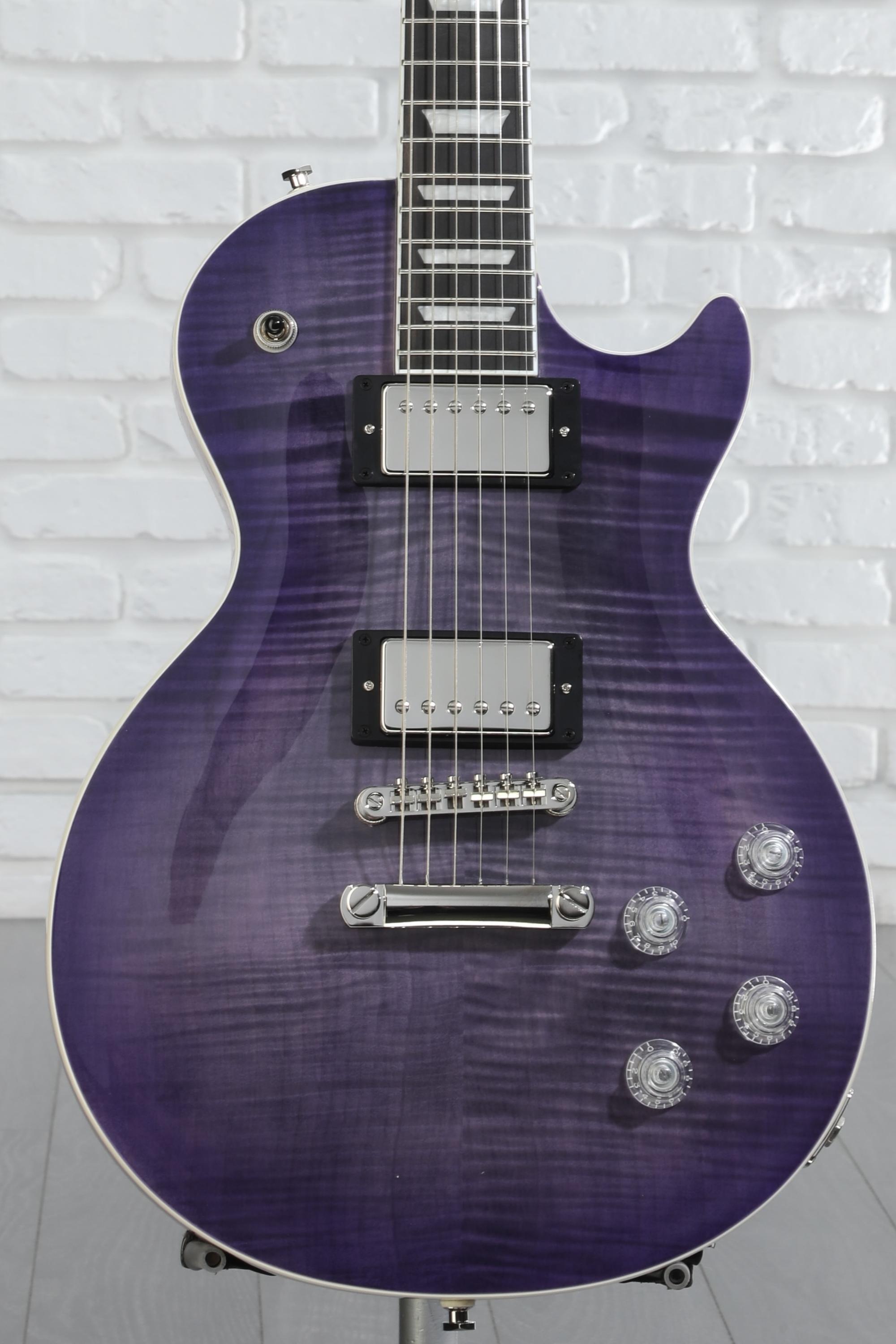 Epiphone Les Paul Modern Figured Electric Guitar - Purple Burst