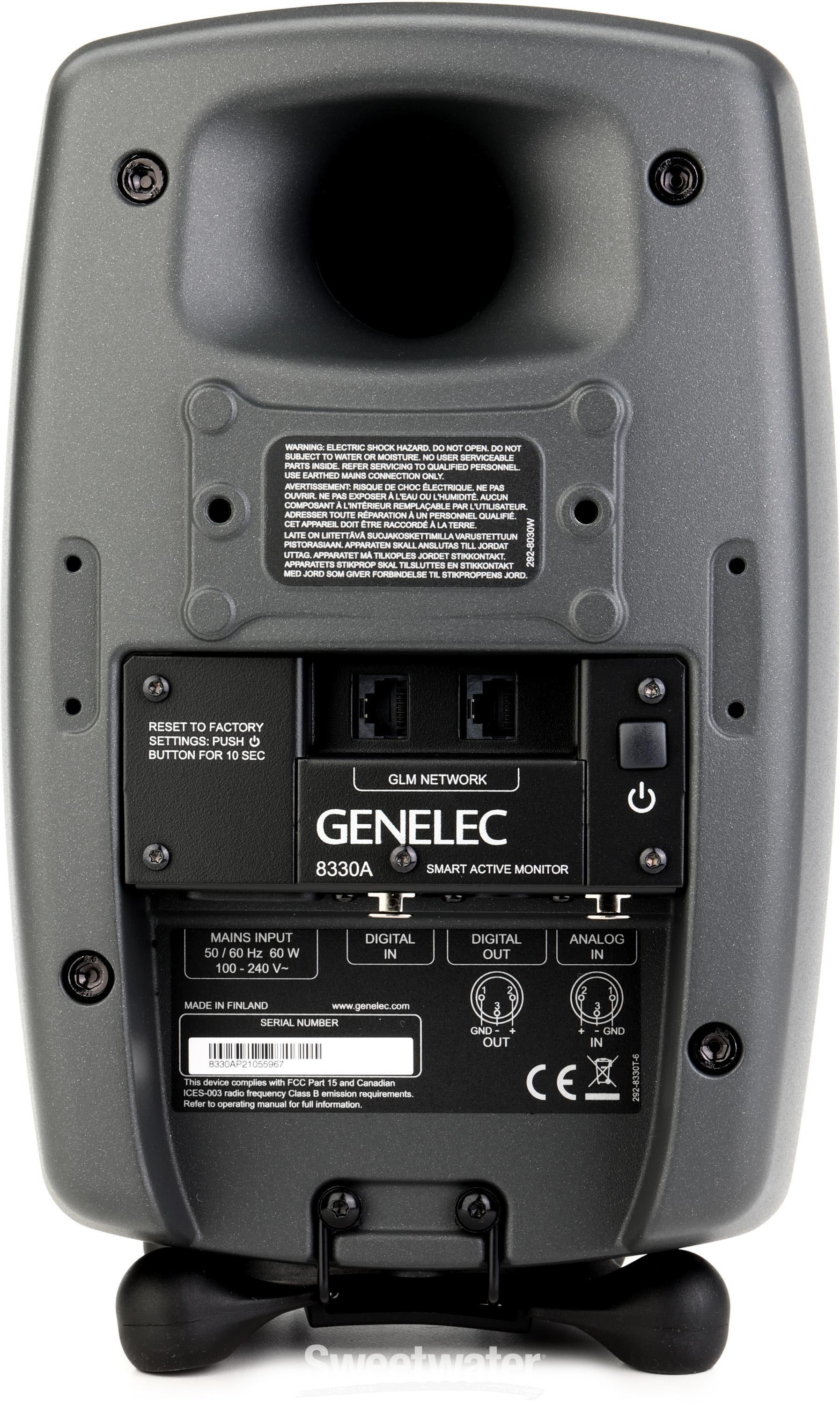 Genelec 8330A Powered Studio Monitor - Dark Grey | Sweetwater