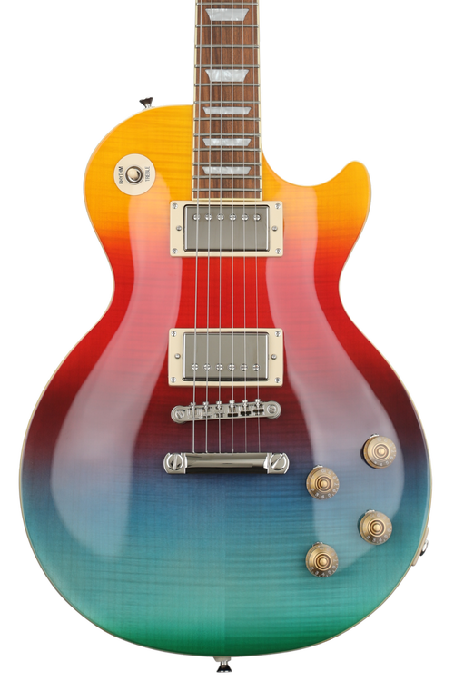 Epiphone Limited Edition Les Paul Tribute Plus Outfit Rainbow, Epiphone  Les Paul Tribute Plus