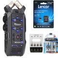Photo of Zoom H6essential Handheld Recorder with MicroSDXC Card and Rechargable Batteries