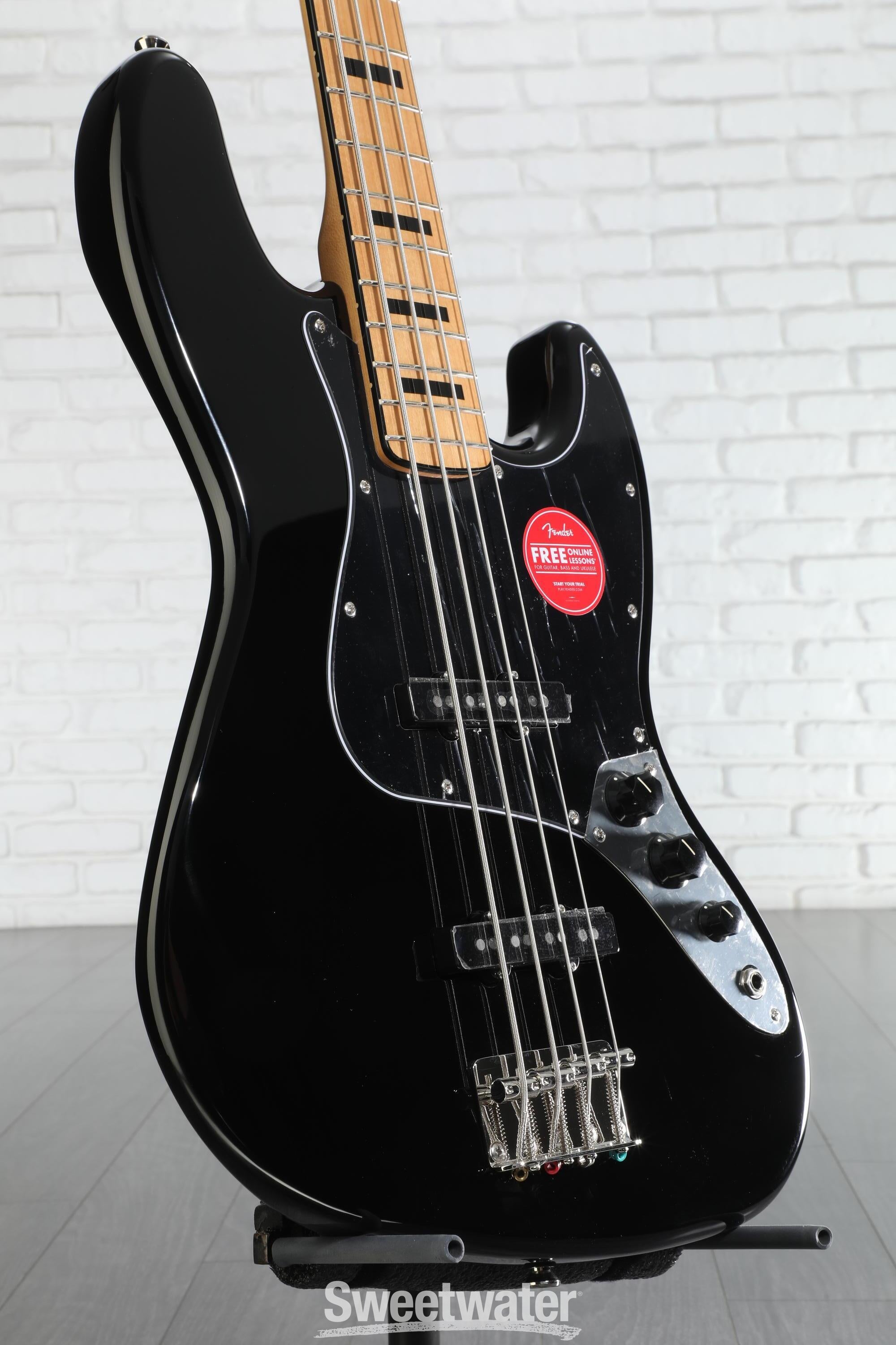 Squier Classic Vibe '70s Jazz Bass - Black | Sweetwater