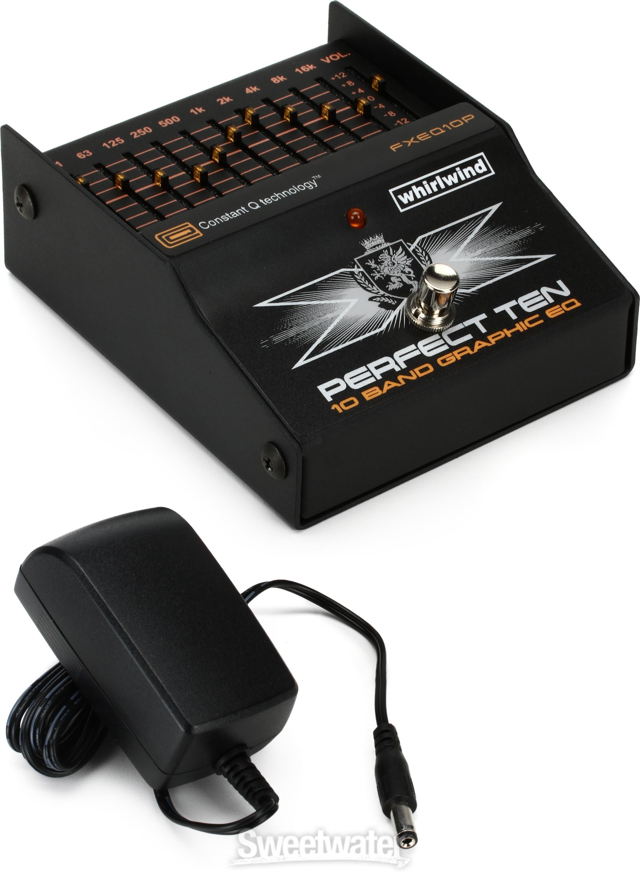 Whirlwind Perfect Ten 10-band Graphic EQ Pedal | Sweetwater