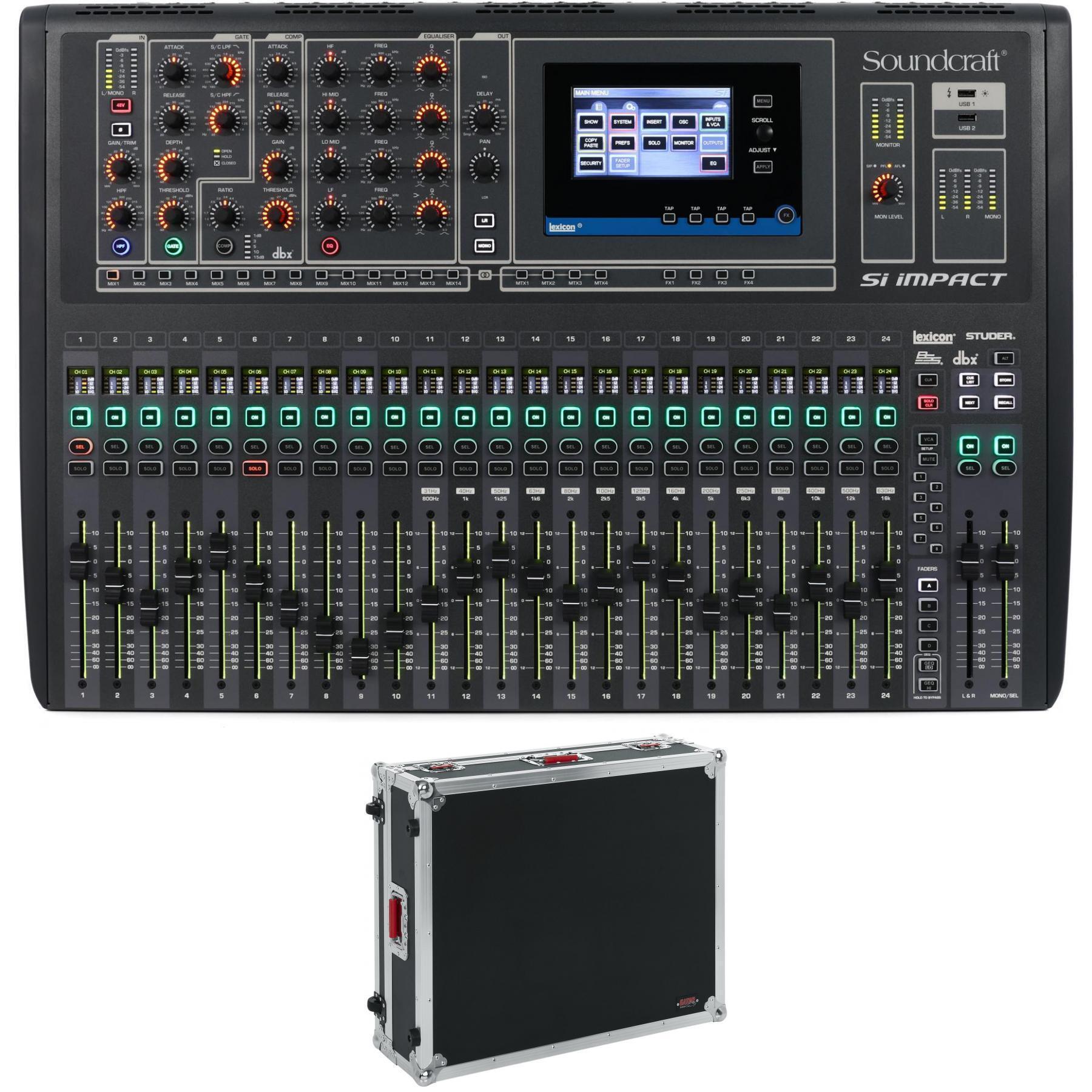 Soundcraft Si Impact 40-channel Digital Mixer with ATA Case