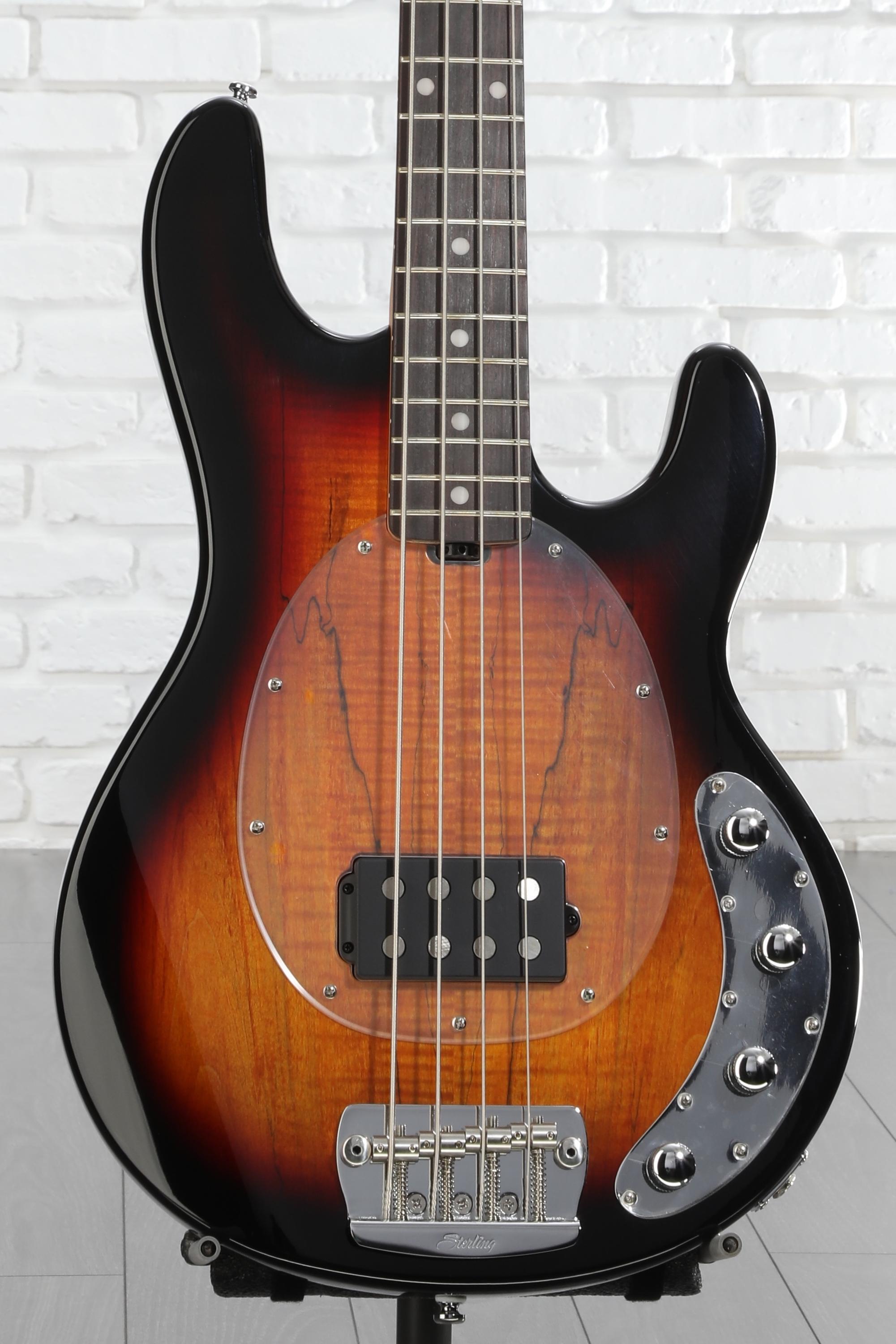 Sterling By Music Man StingRay RAY34 Bass Guitar - 3-tone Sunburst