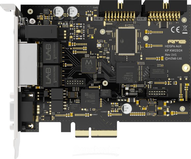 RME HDSPe AES PCI Express オーディオインターフェイス RME HDSPe AoX-D Dante PCI Express Card | FrontEndAudio.com