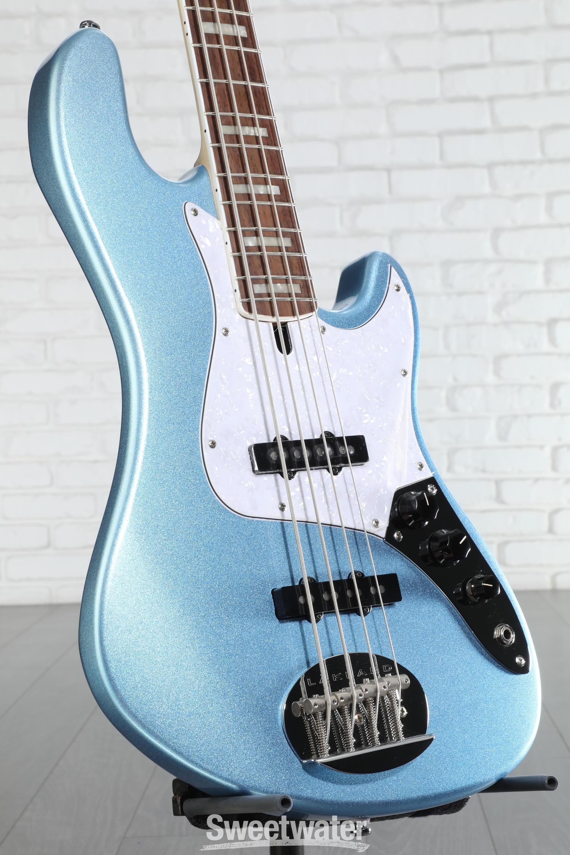 Lakland Skyline Darryl Jones DJ-4 Bass Guitar - Lake Placid Blue