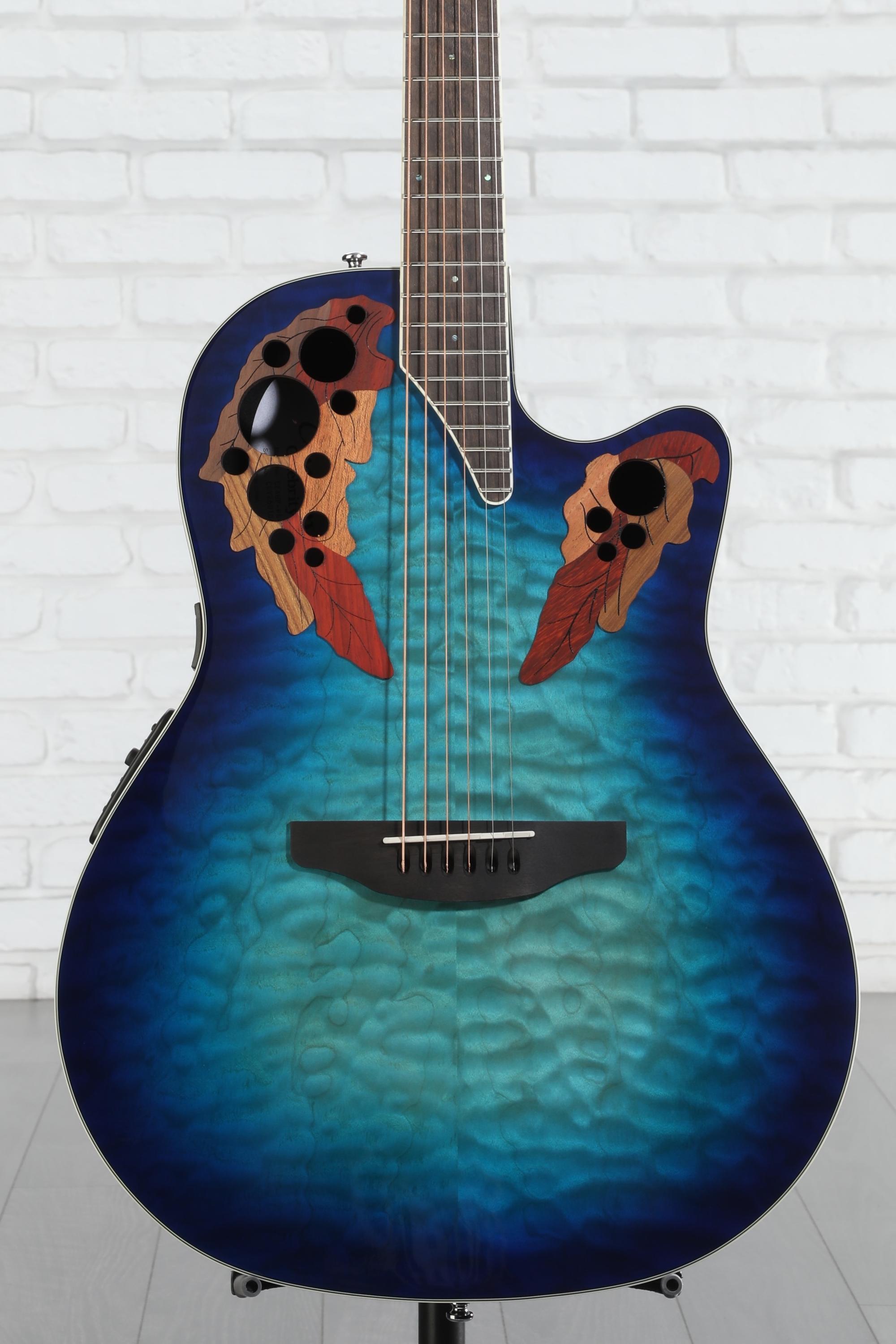 Ovation Celebrity Elite CE48P-RG Super Shallow Acoustic-Electric