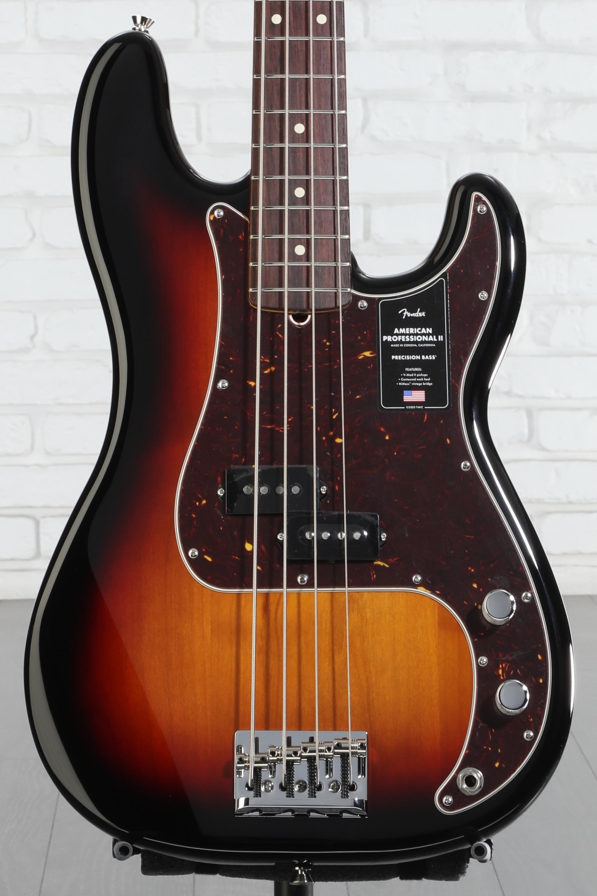 Fender American Professional II Precision Bass Guitar - 3-color