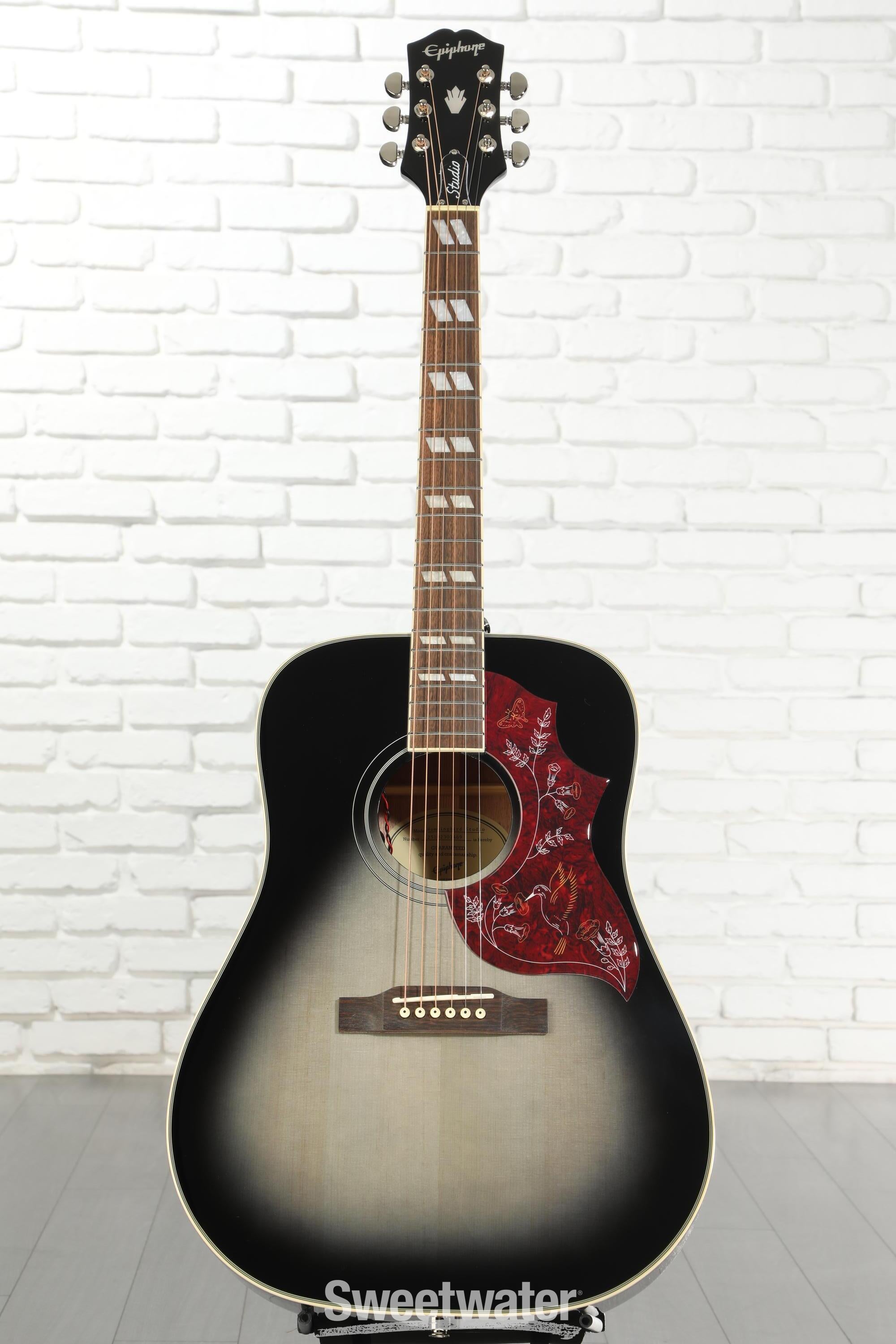 Epiphone Hummingbird Studio Acoustic-electric - Trans Ebony