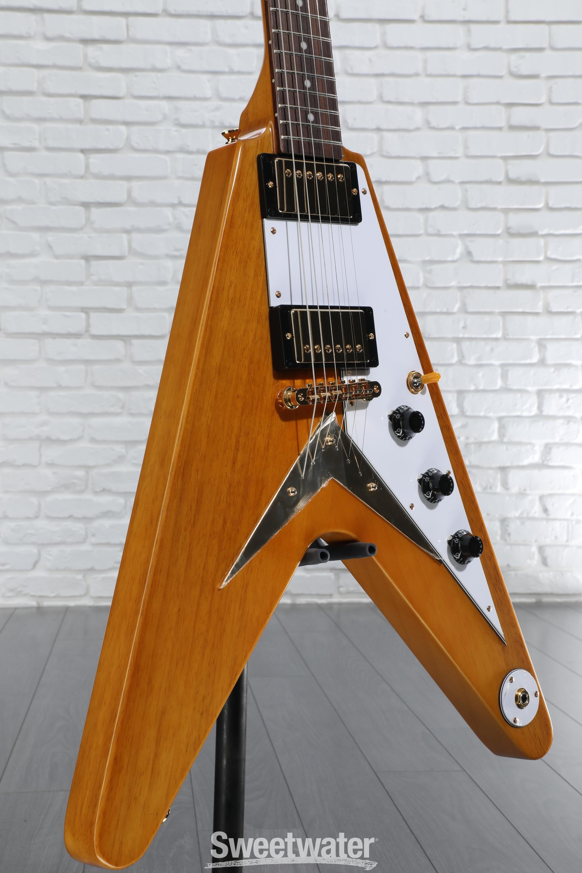 Epiphone 1958 Korina Flying V Electric Guitar - Natural