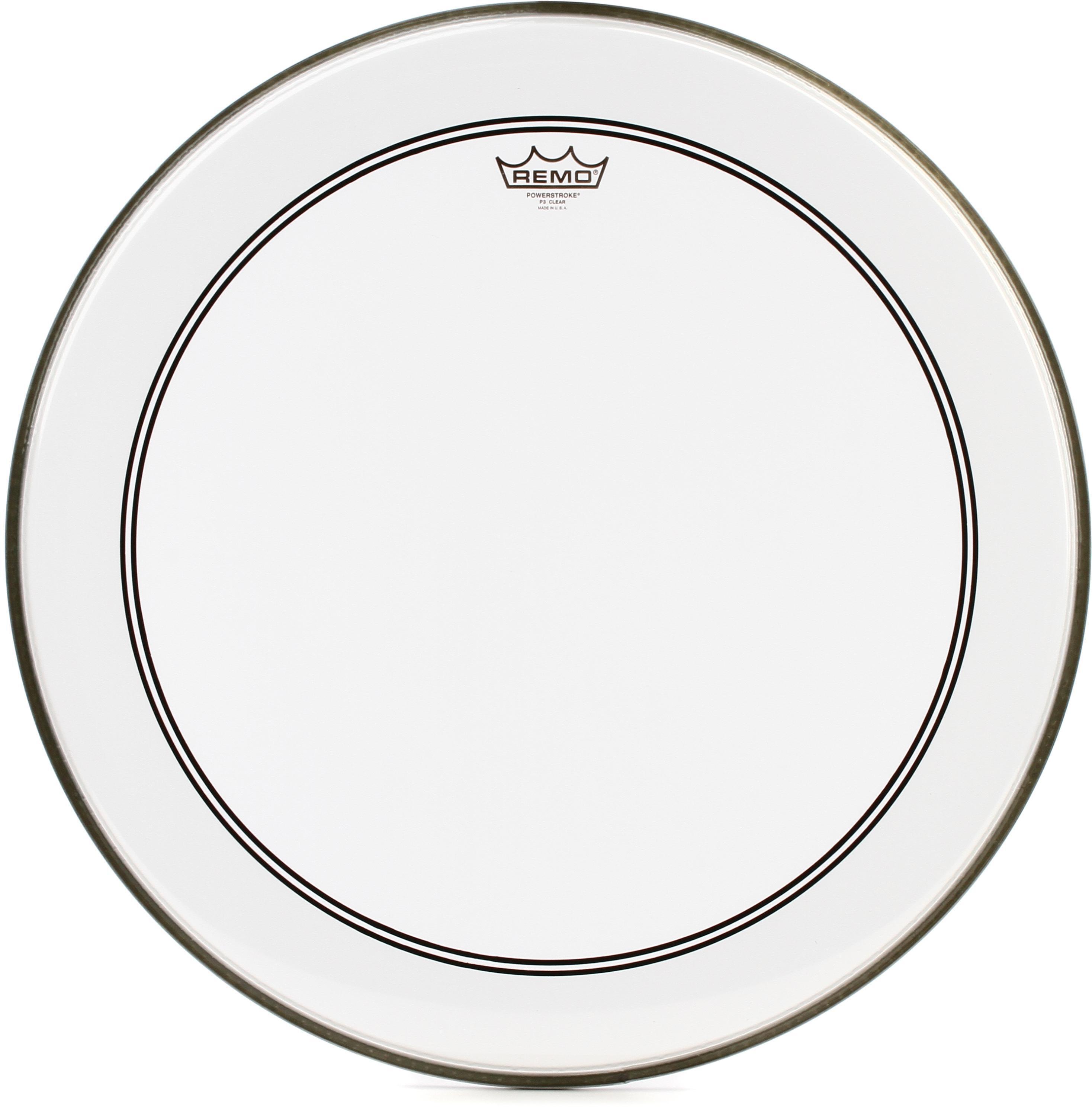 Photo of Remo Powerstroke P3 Clear Bass Drumhead - 23 inch
