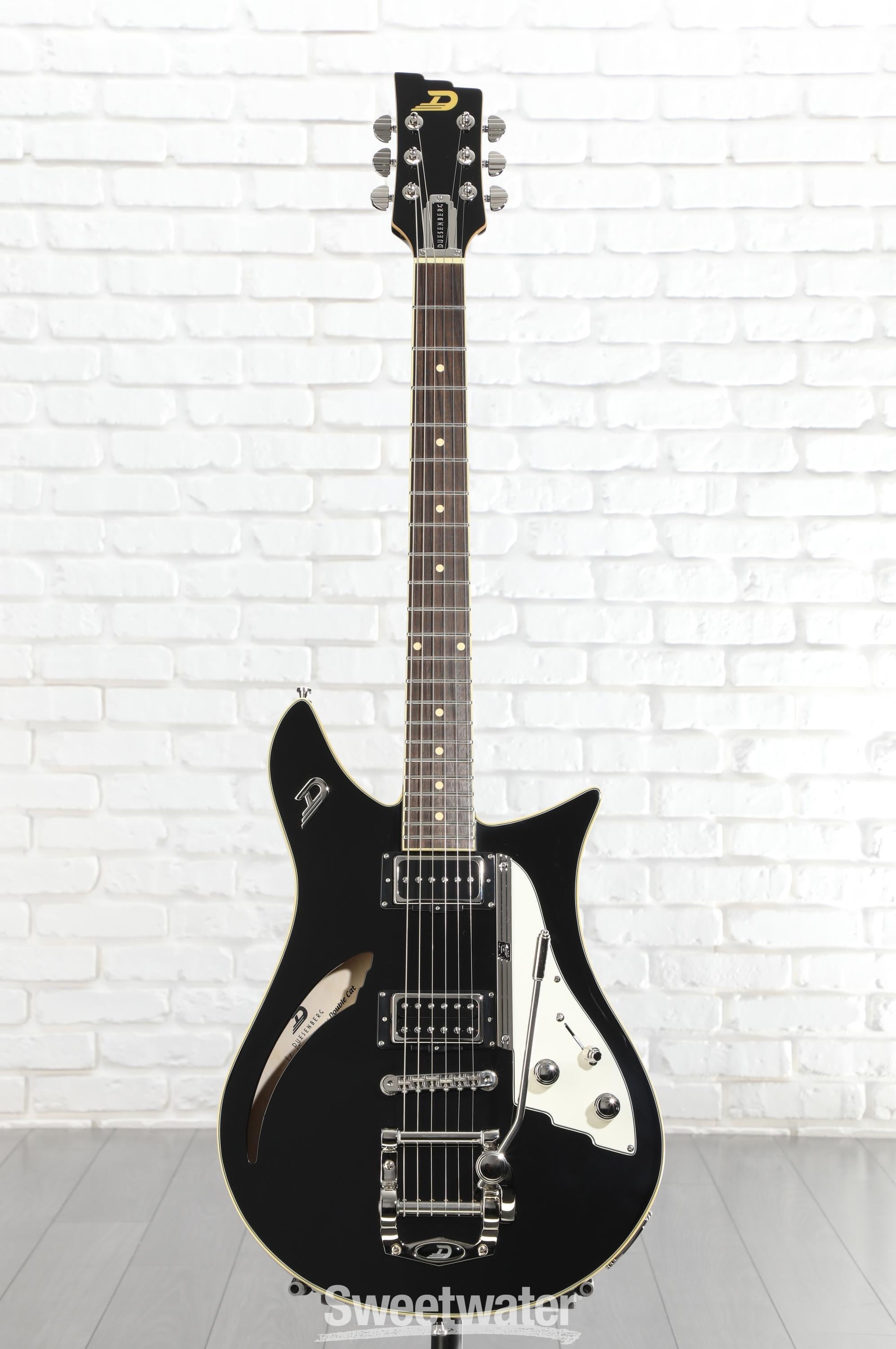 Duesenberg Double Cat Electric Guitar - Black | Sweetwater