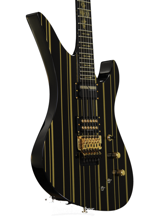 Schecter Synyster Gates Custom-S - Black/Gold | Sweetwater Schecter Synyster Gates Custom-S - Black/Gold | Sweetwater