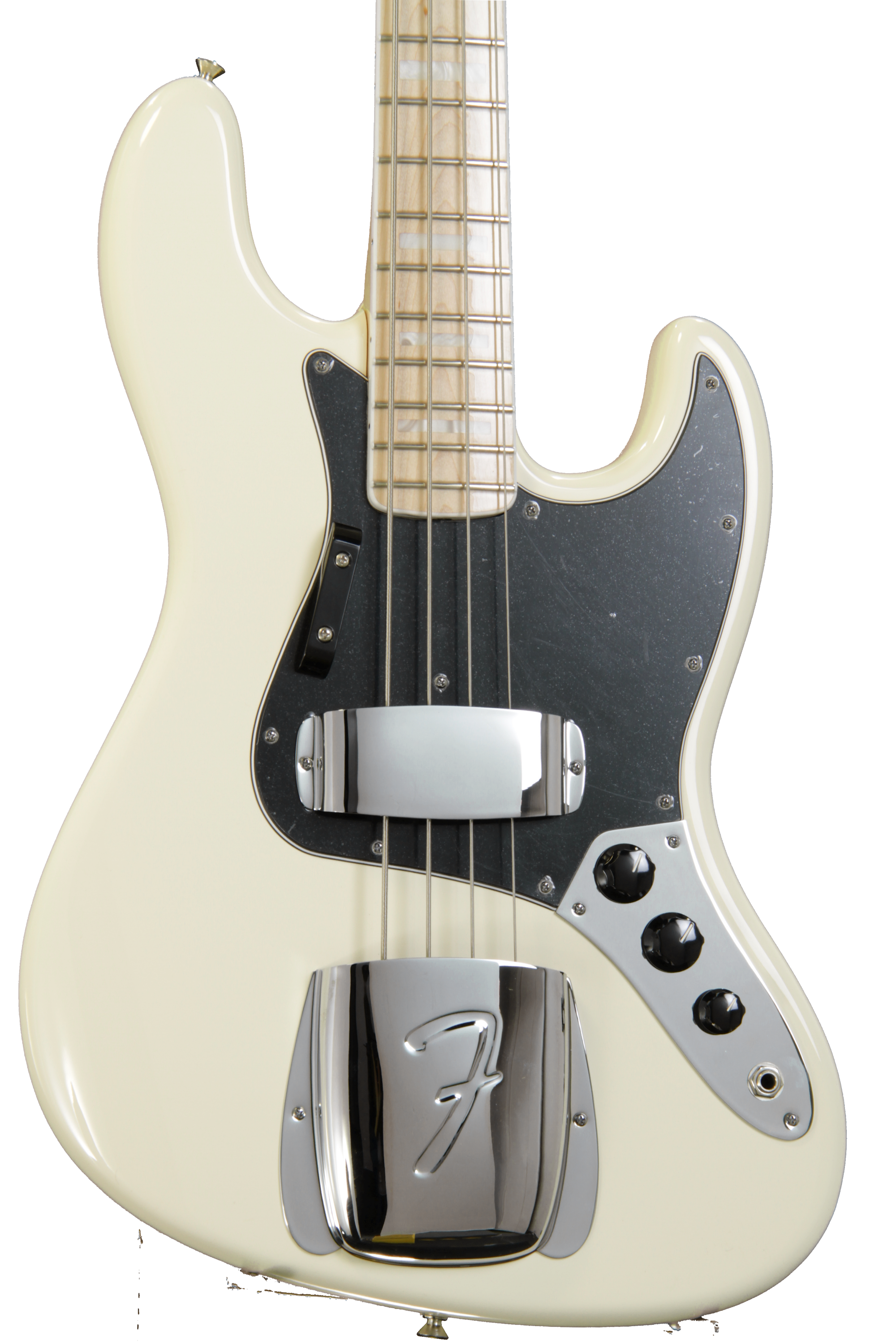 Fender American Vintage '74 Jazz Bass - Olympic White | Sweetwater