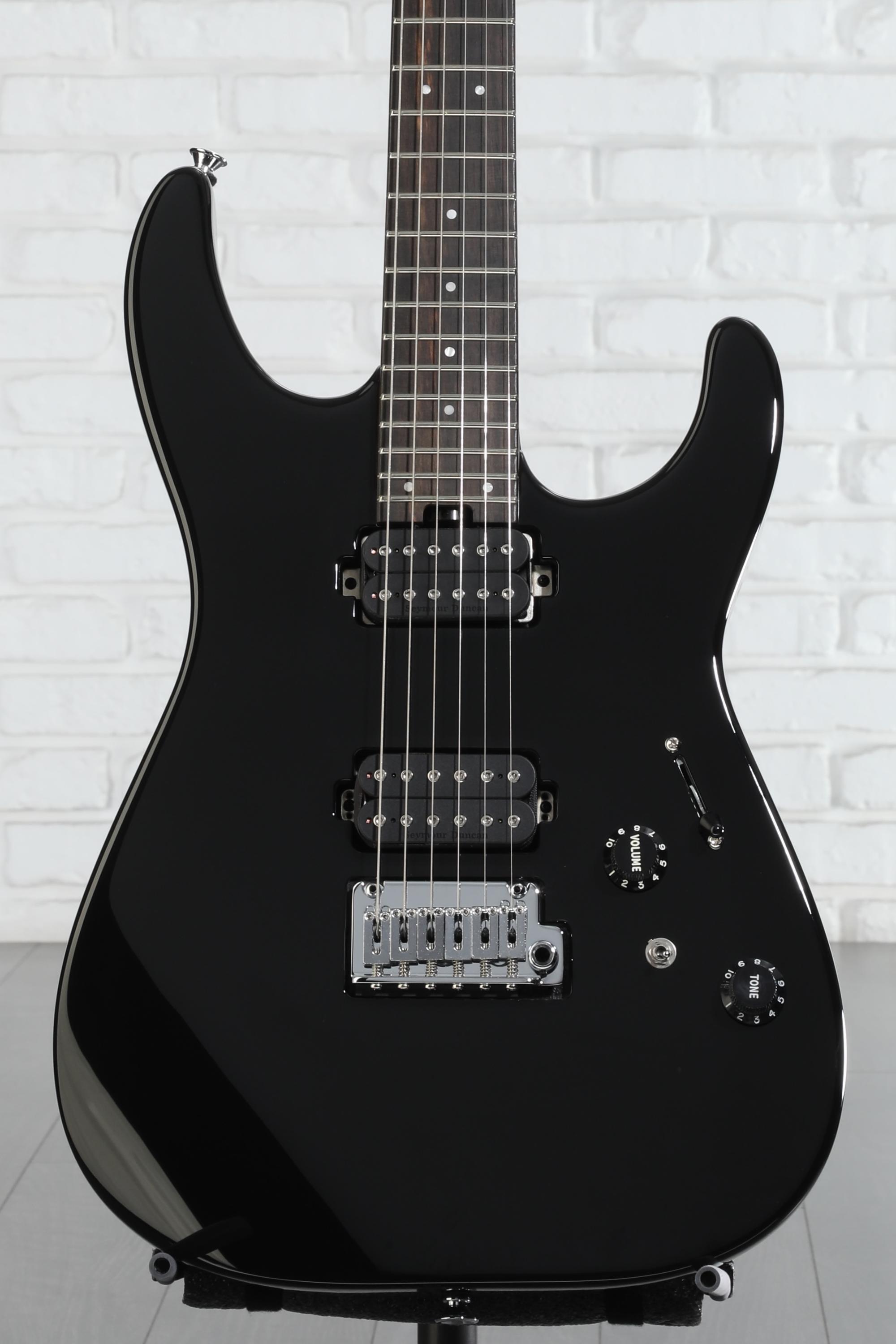 CARBONBLAST エルゴノミックハンドル ブラック Charvel Pro-Mod DK24 HH 2PT EB Electric Guitar - Gloss Black