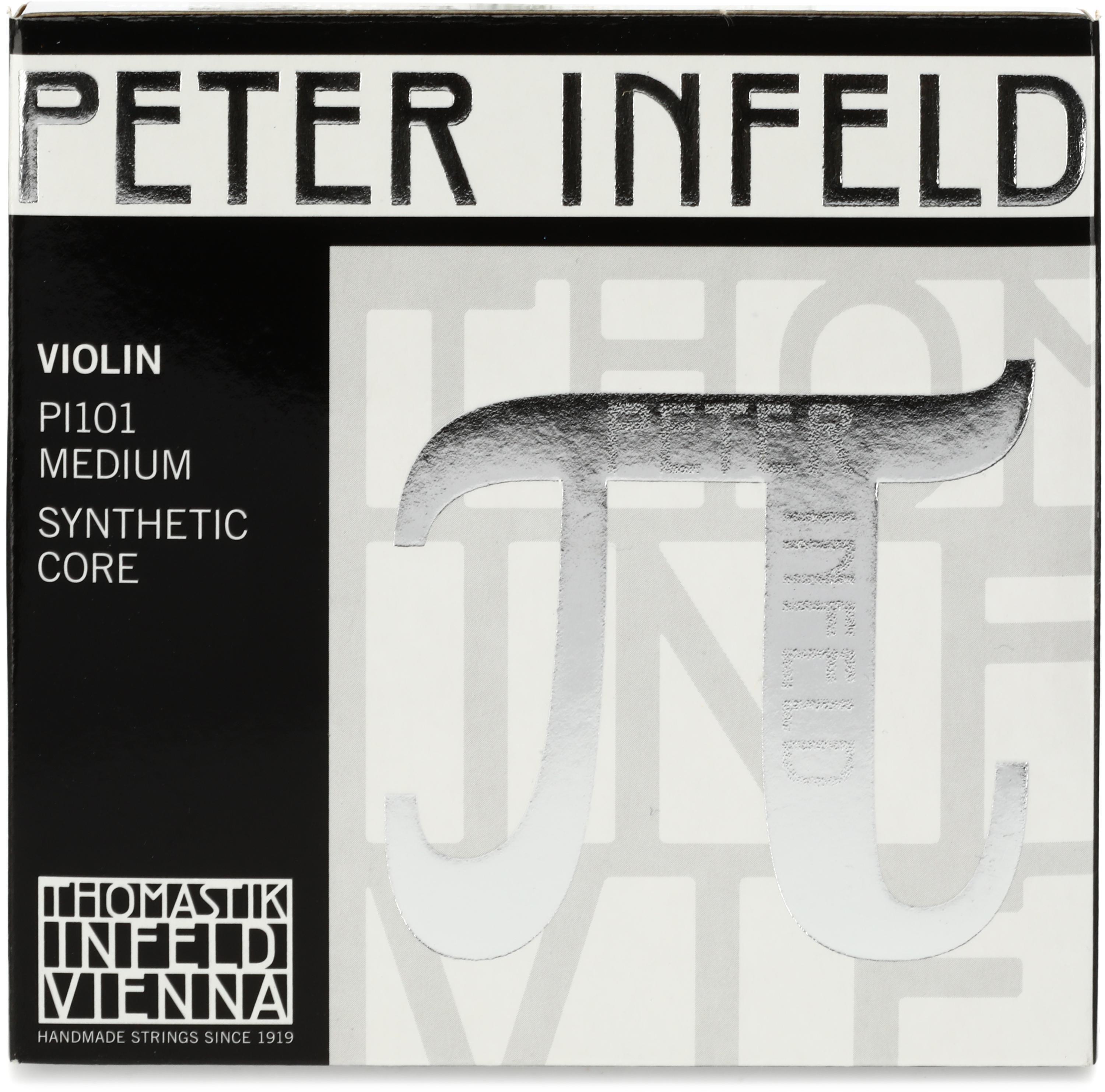 Photo of Thomastik-Infeld PI101 Peter Infeld Violin String Set - 4/4 Size with Tin-plated E