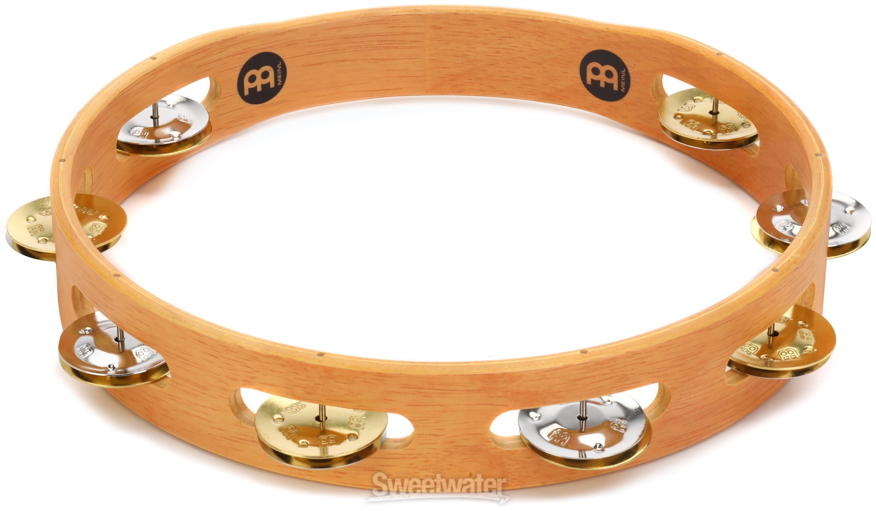 Meinl Percussion Recording-Combo Wood Tambourine - Single Row