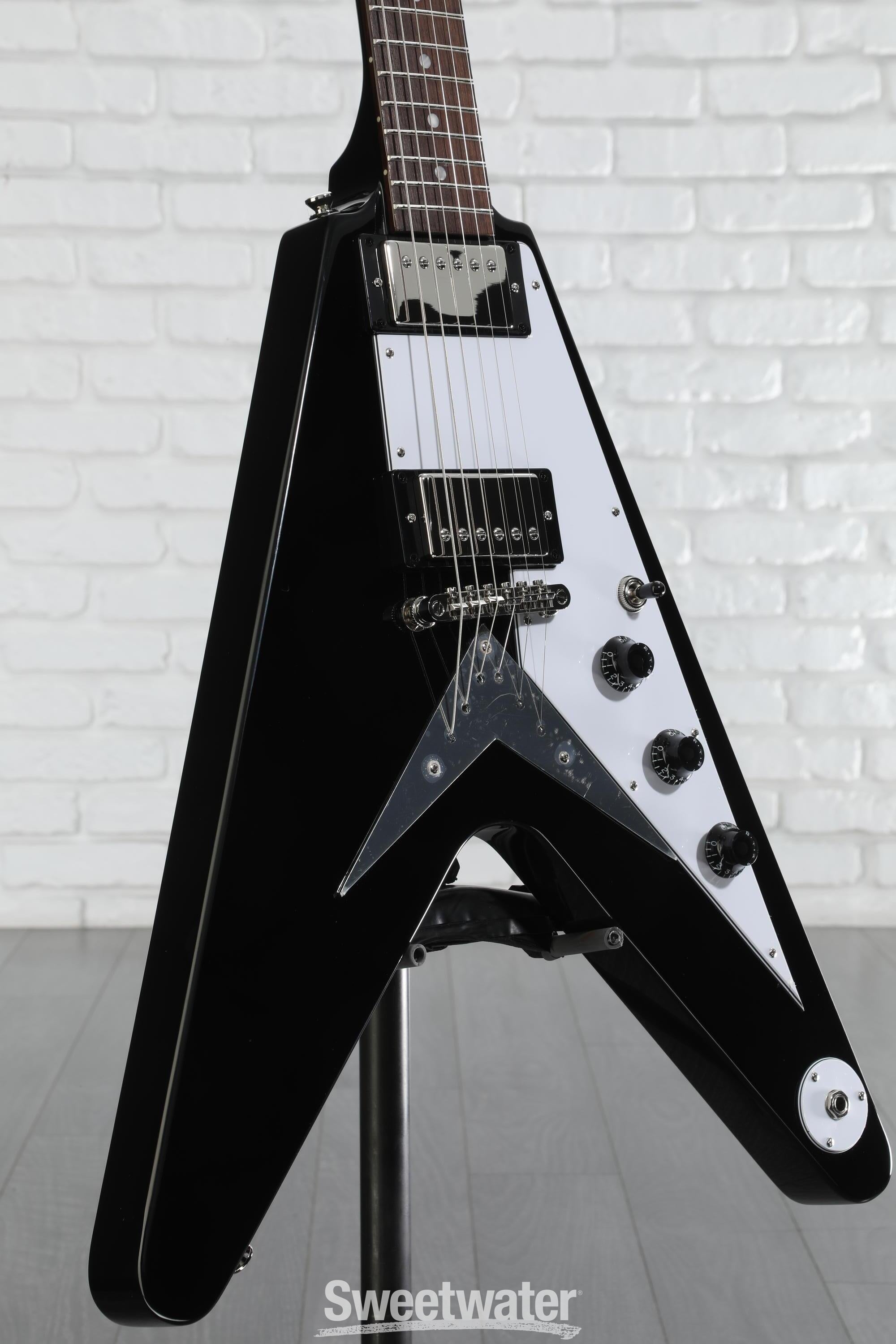 EPIPHONE ( エピフォン ) Flying V Ebony Epiphone Flying V, Ebony | Epiphone