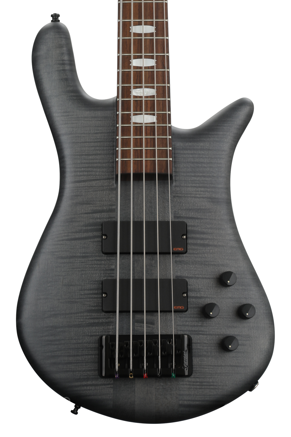 Spector Euro5 LX Bass Guitar - Trans Black Stain Matte | Sweetwater