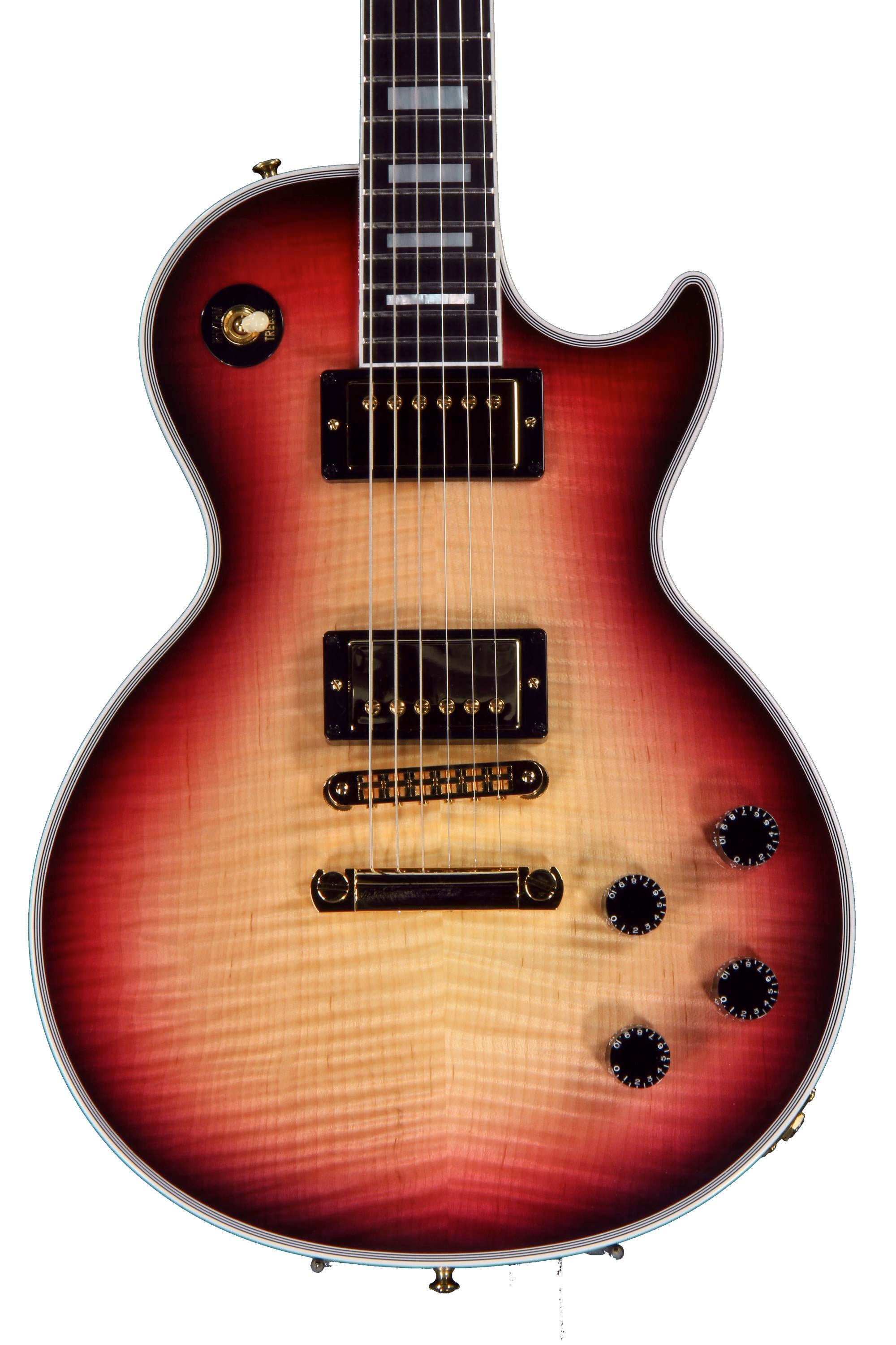 Gibson Custom Les Paul Custom Figured Top - Raspberry Burst