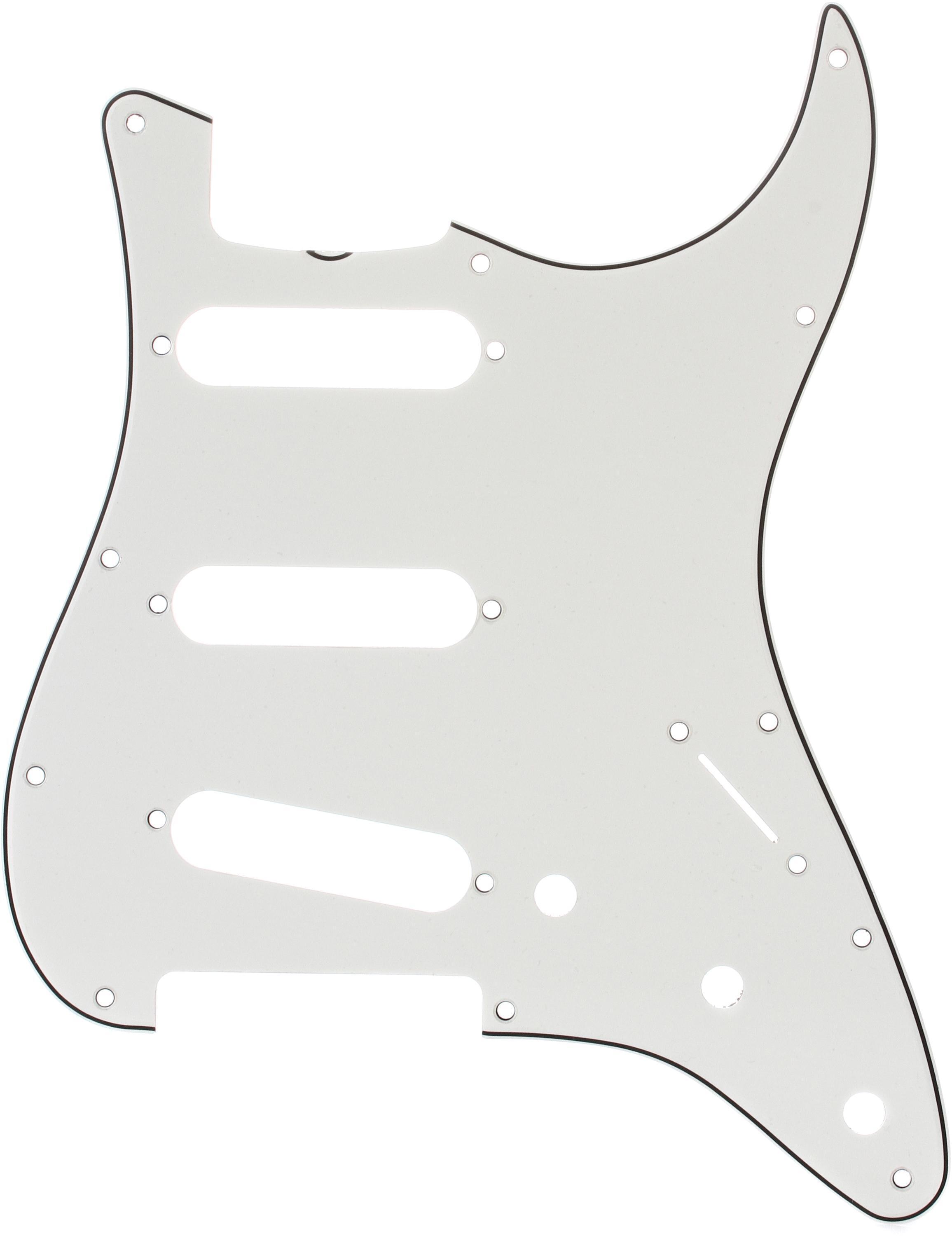 Fender 11-hole Mount Pure Vintage '65 Strat Pickguard - Eggshell