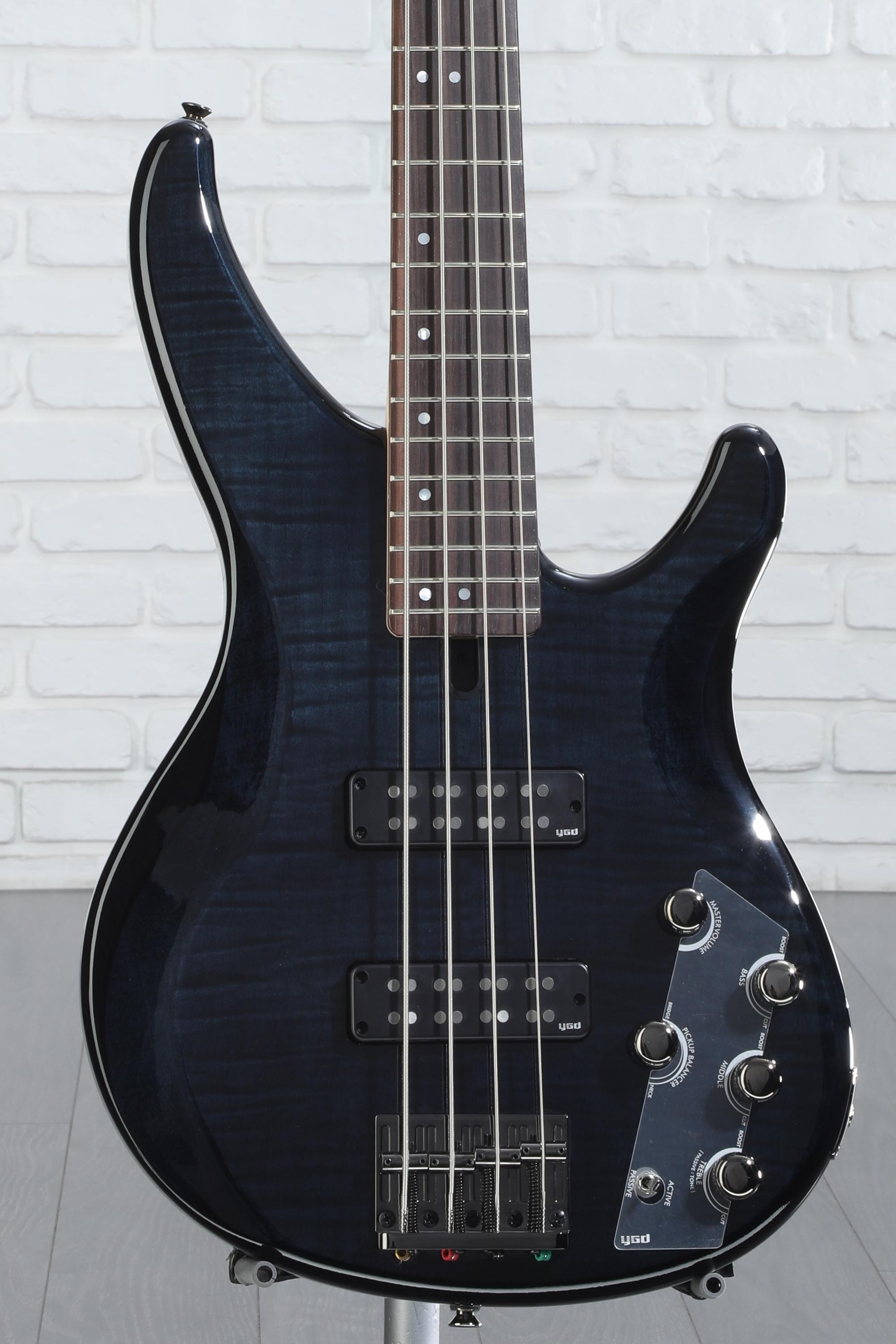 Yamaha TRBX604FM Bass Guitar - Trans Black