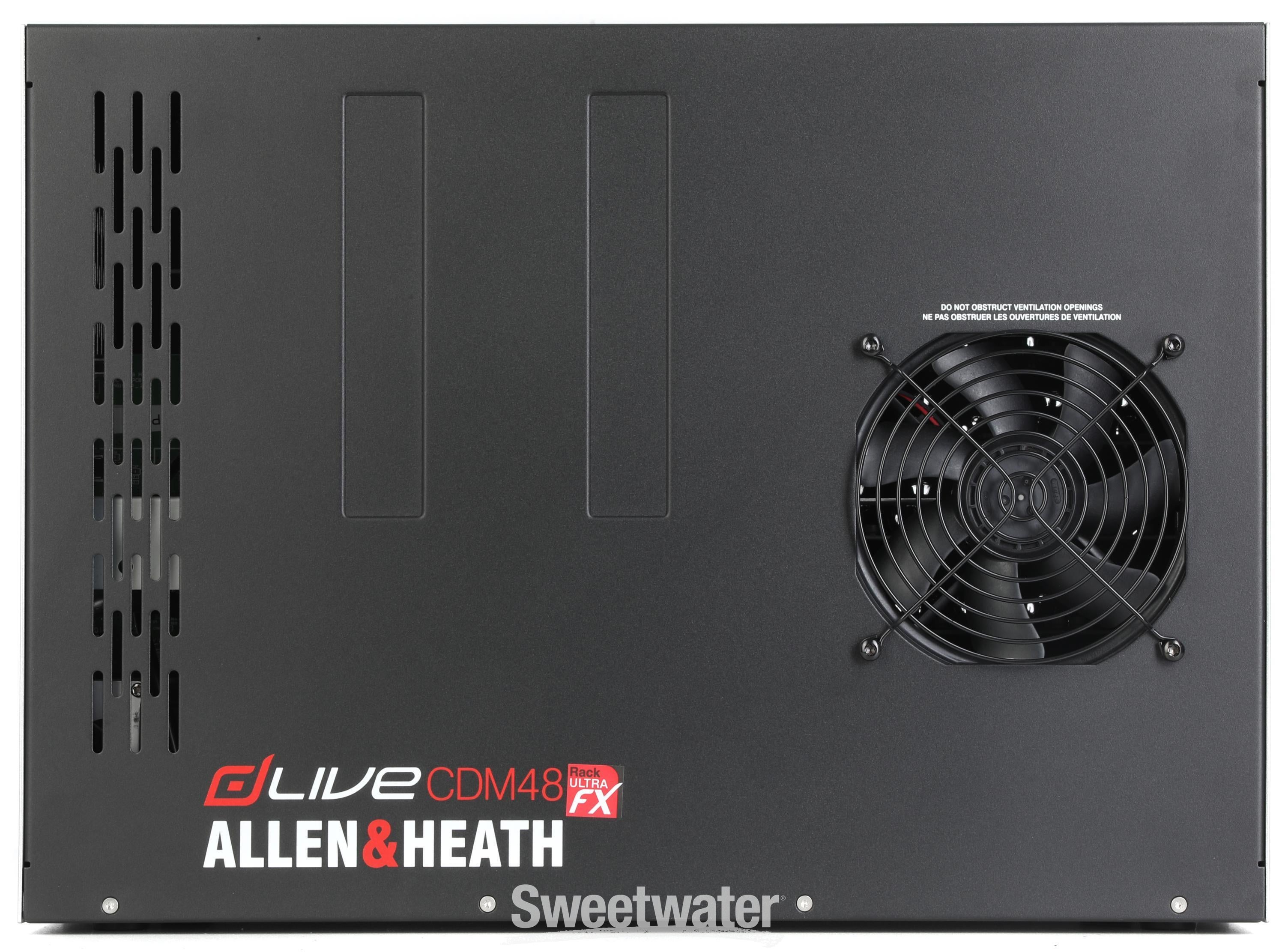 Allen & Heath dLive CDM48 UFX MixRack 48-input Digital Stage Box