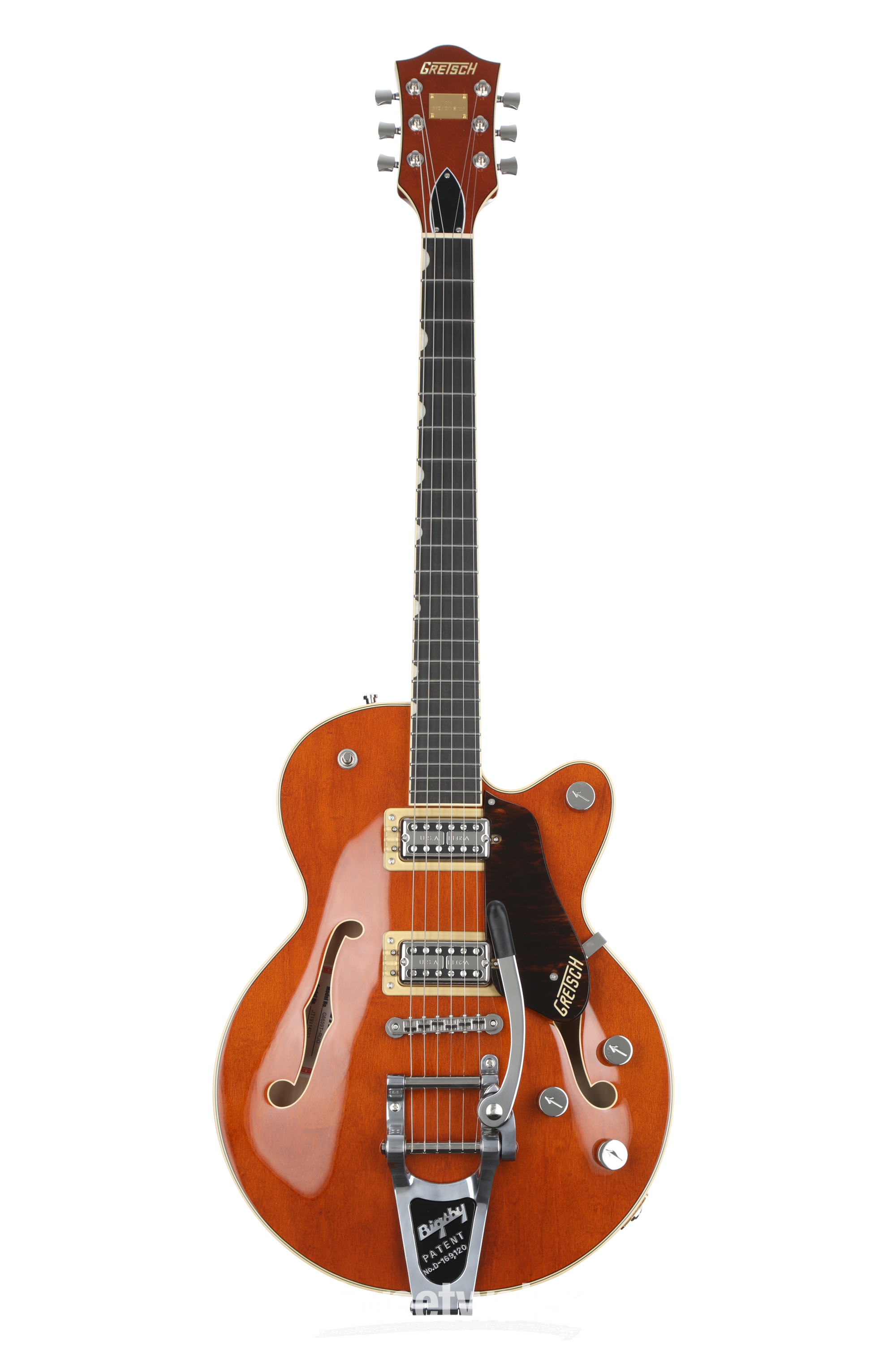 ギター GRETSCH G6659T Gretsch G6659T Broadkaster Jr. - Roundup Orange | Sweetwater