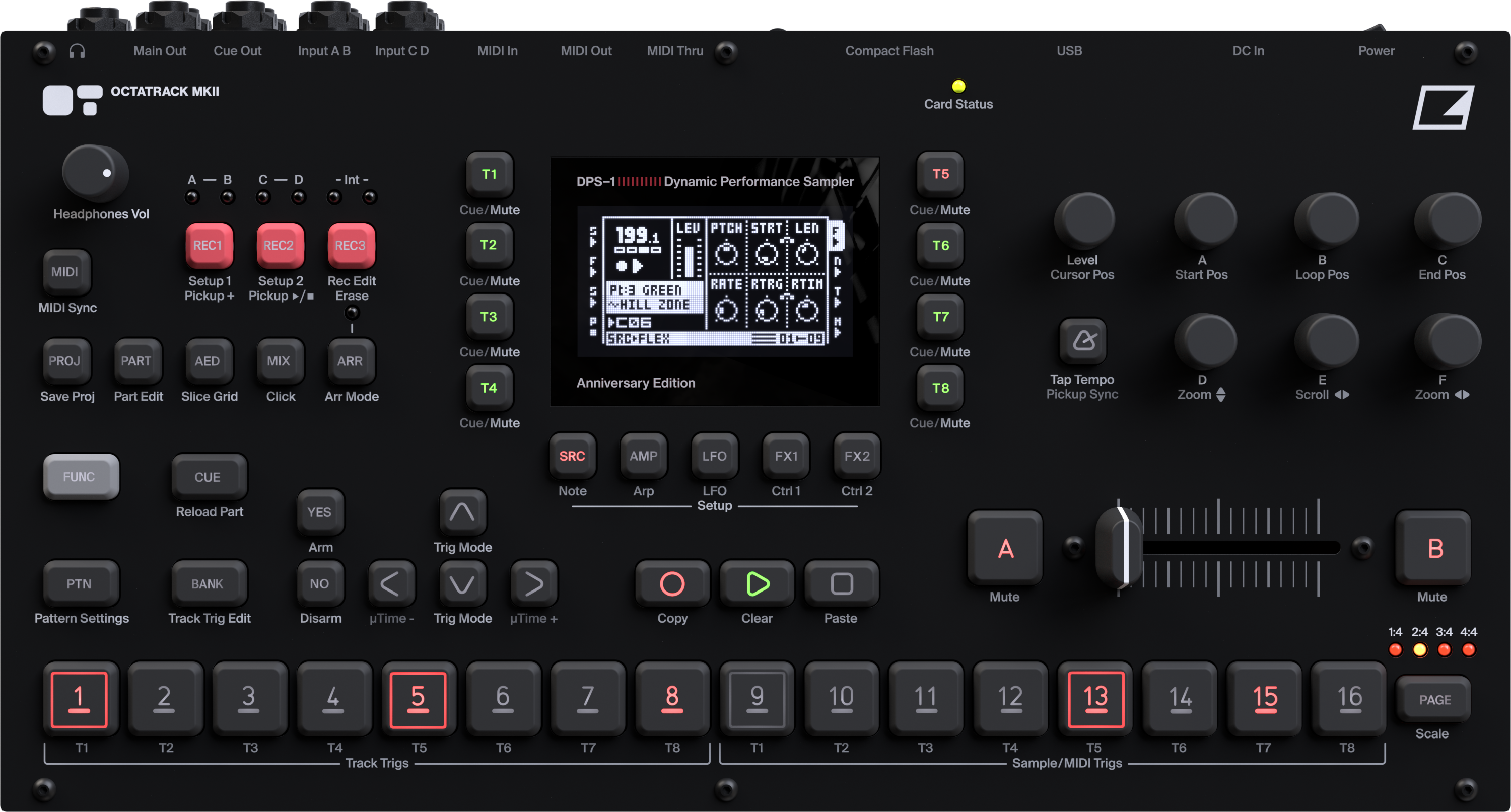 Elektron Octatrack MKII Anniversary Edition - Low Serial Number 8-track  Dynamic Performance Sampler - Limited Edition