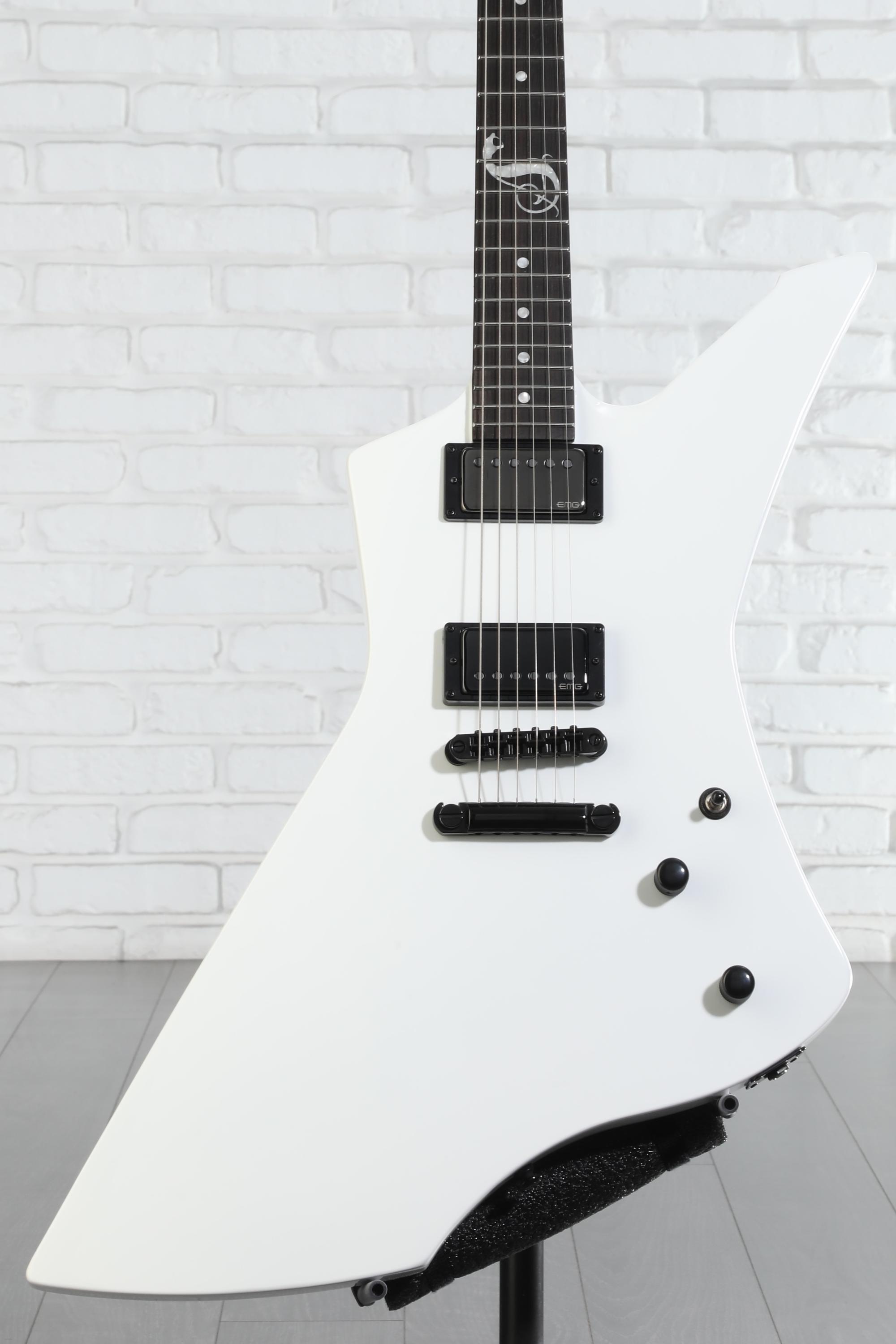 ESP LTD James Hetfield Signature Snakebyte - Snow White | Sweetwater