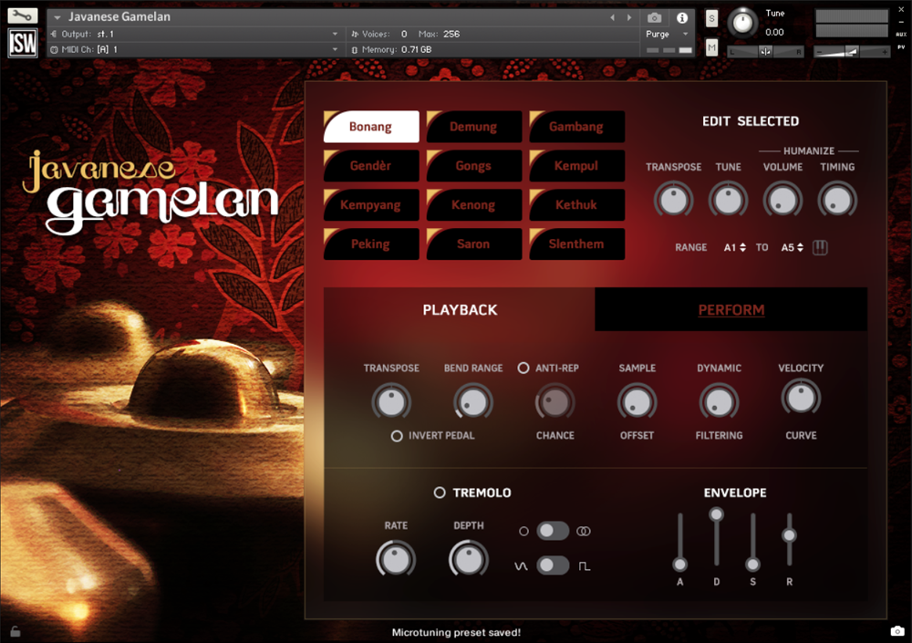 Photo of Impact Soundworks Javanese Gamelan Instrument for Kontakt