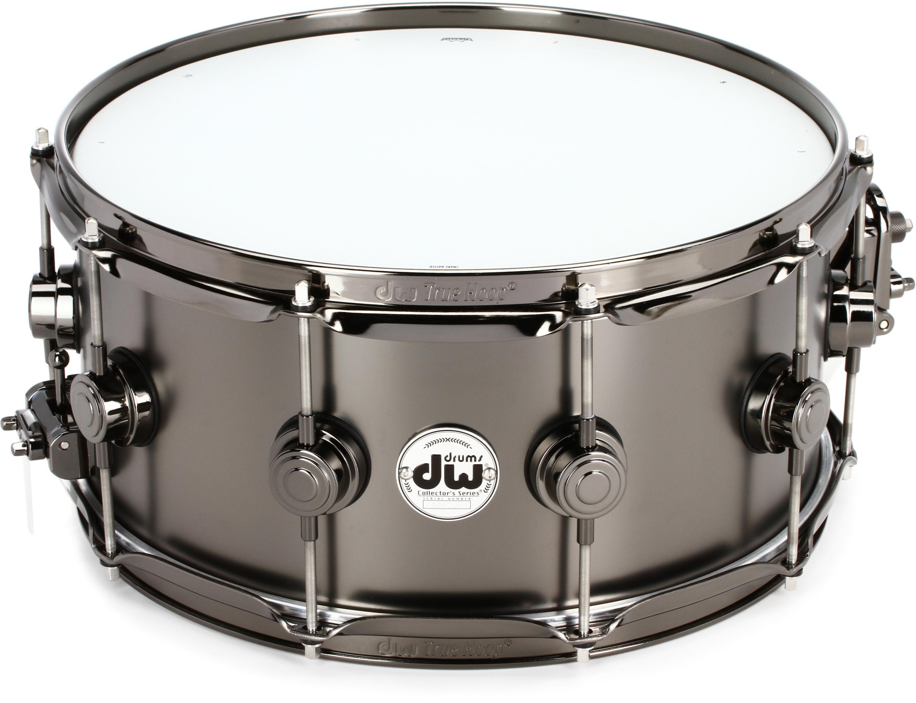 Collector's Series Metal Snare Drum - 6.5 x 14-inch - Satin Black