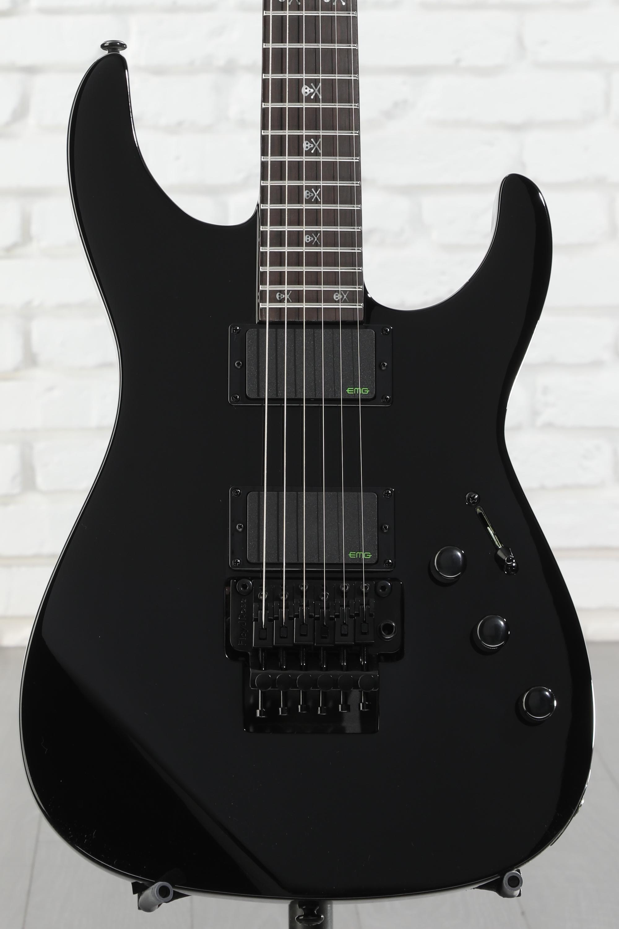 LTD KH-602 Black エレキギター ソフトケース付き ESP LTD Kirk Hammett Signature KH-602 - Black | Sweetwater