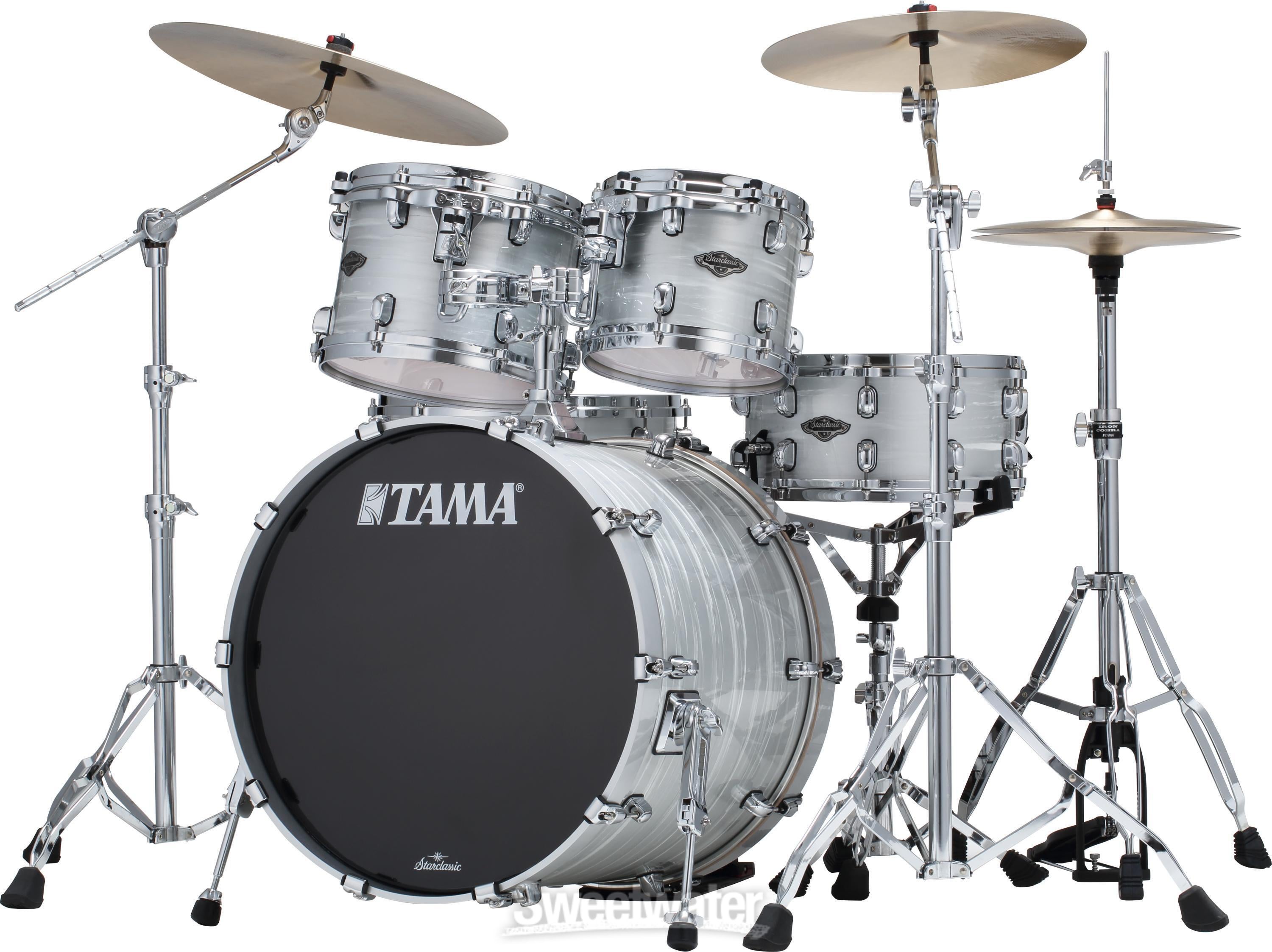 Tama Starclassic Performer B/B Lacquer 4-piece Shell Pack - White Oyster