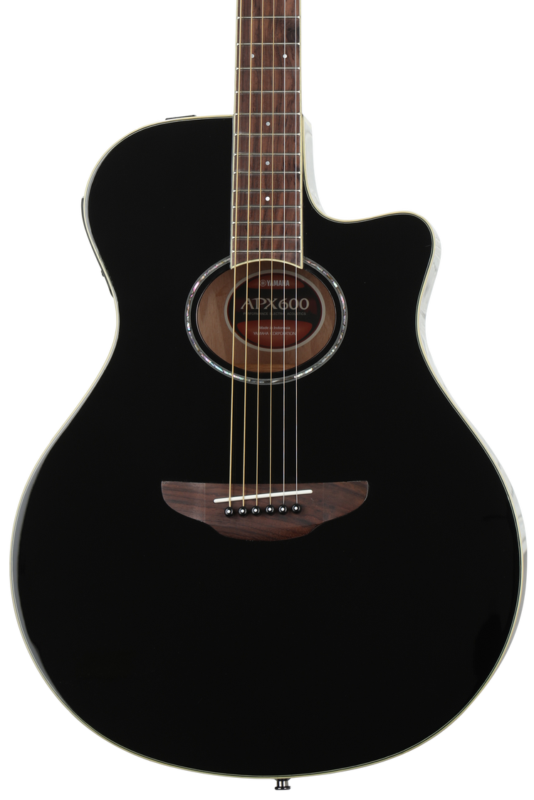 Yamaha APX600 Thinline Cutaway Acoustic-electric Guitar - Black