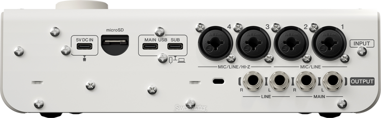 Yamaha URX44 USB-C Audio Interface - White | Sweetwater