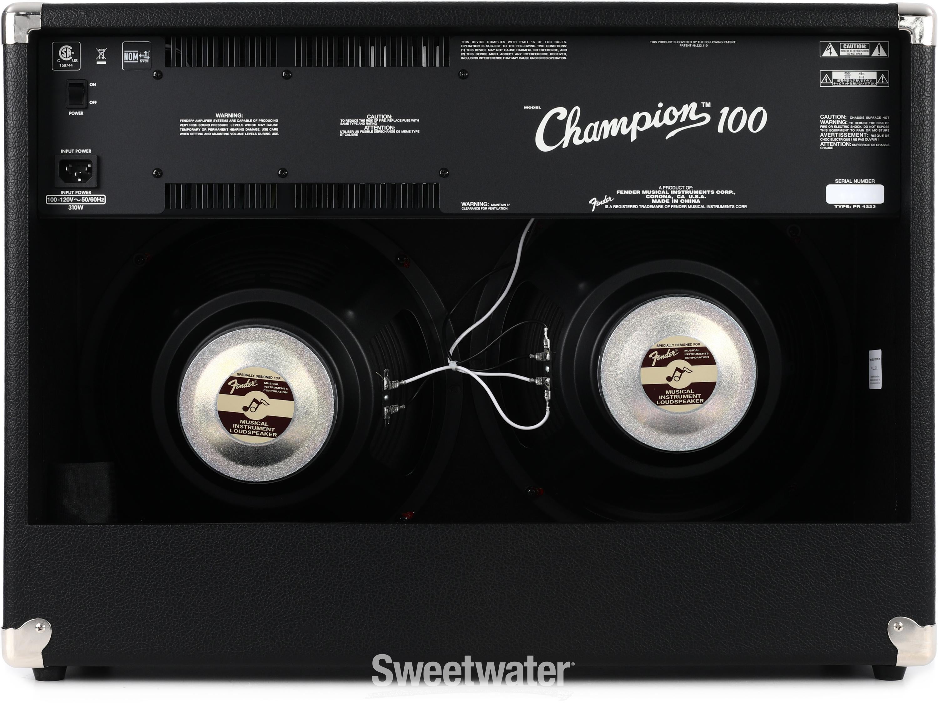 Fender Champion 100 2 x 12-inch 100-watt Combo Amp