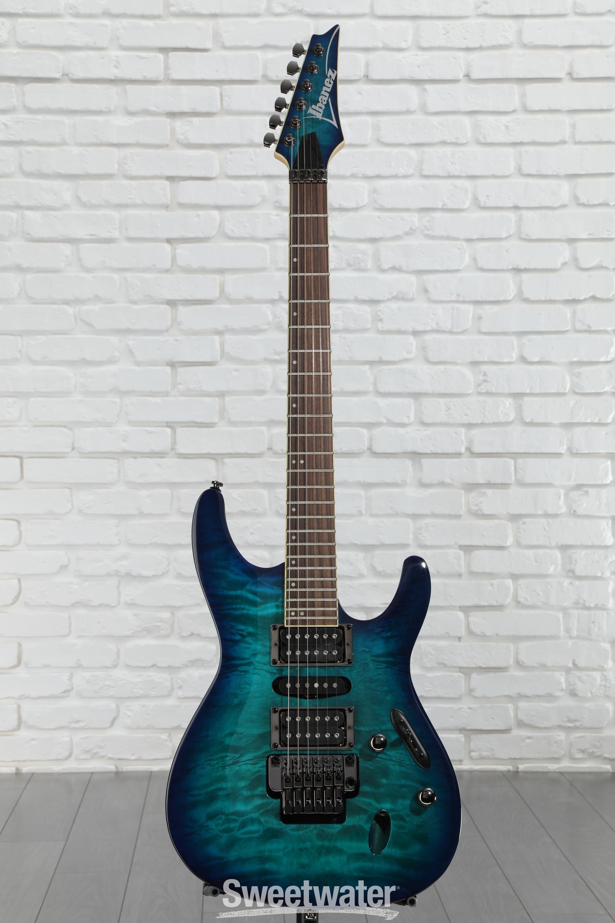 今月中特価！【超軽量】Ibanez S670QM Amazon.com: Ibanez S Series S670QM - Sapphire Blue : Musical