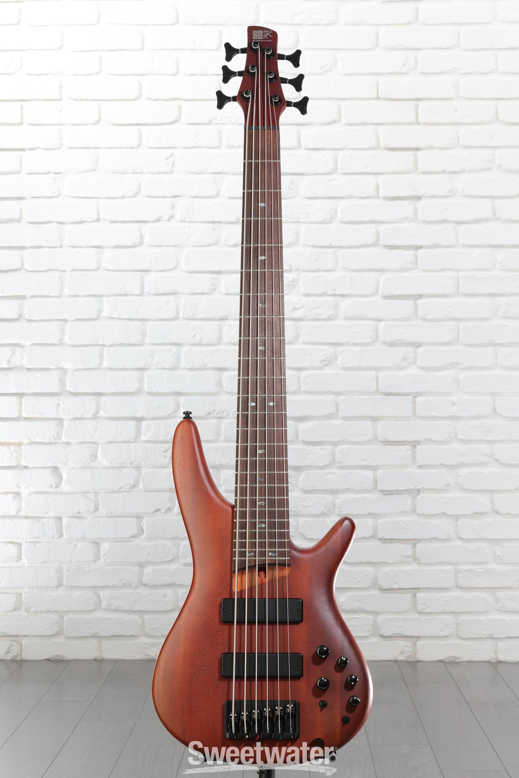 ibanez SR506 6弦ベース 2004 Ibanez Soundgear SR506 6-String Bass in Brown Mahogany