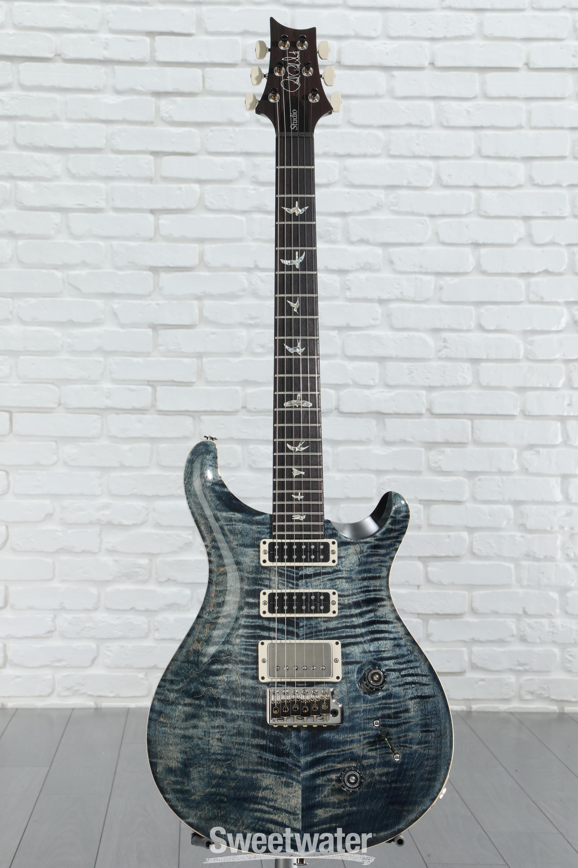 PRS Studio Electric Guitar - Faded Whale Blue | Sweetwater PRS Studio Electric Guitar - Faded Whale Blue | Sweetwater