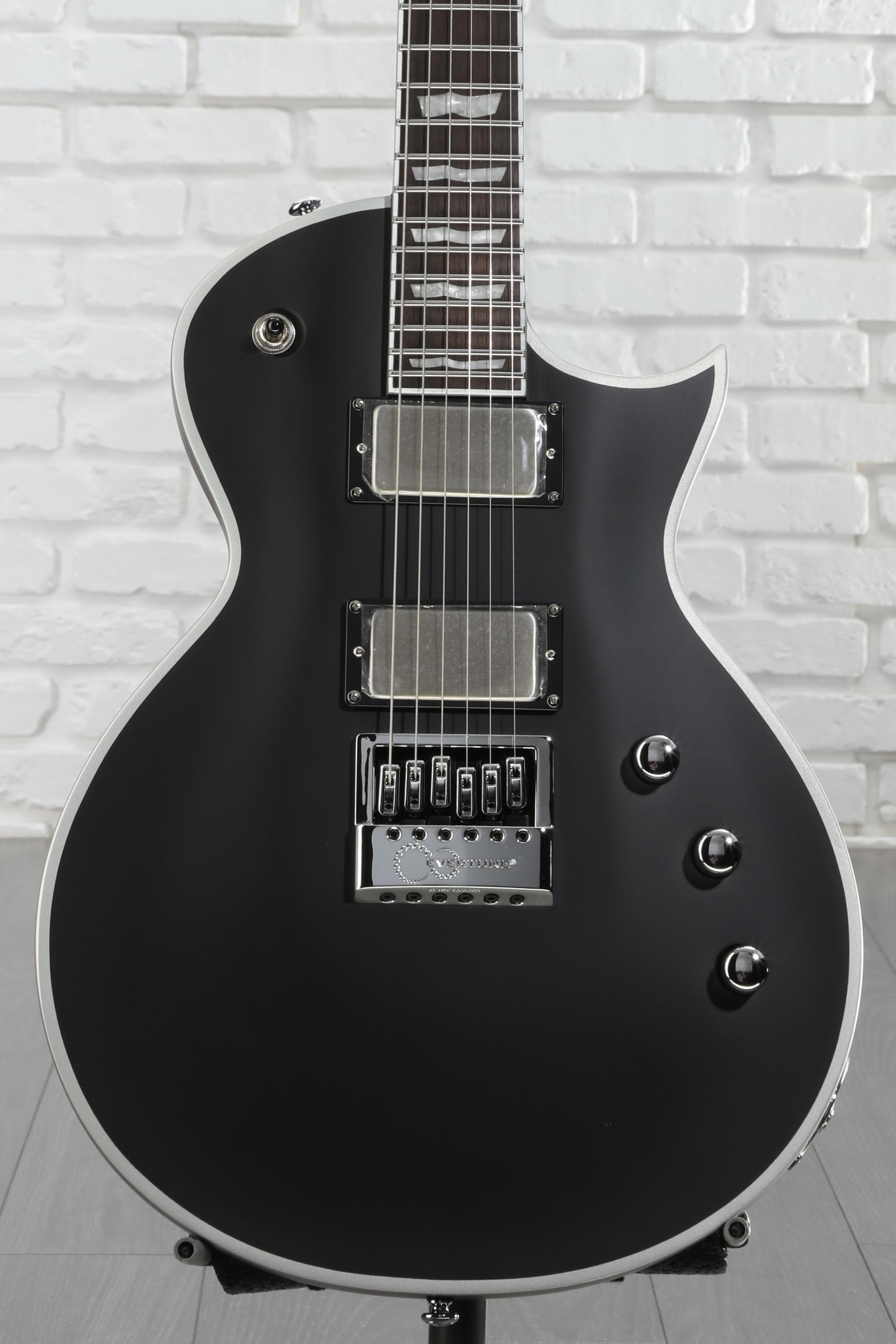 ESP LTD EC-1000 Evertune BB Electric Guitar - Black Satin | Sweetwater