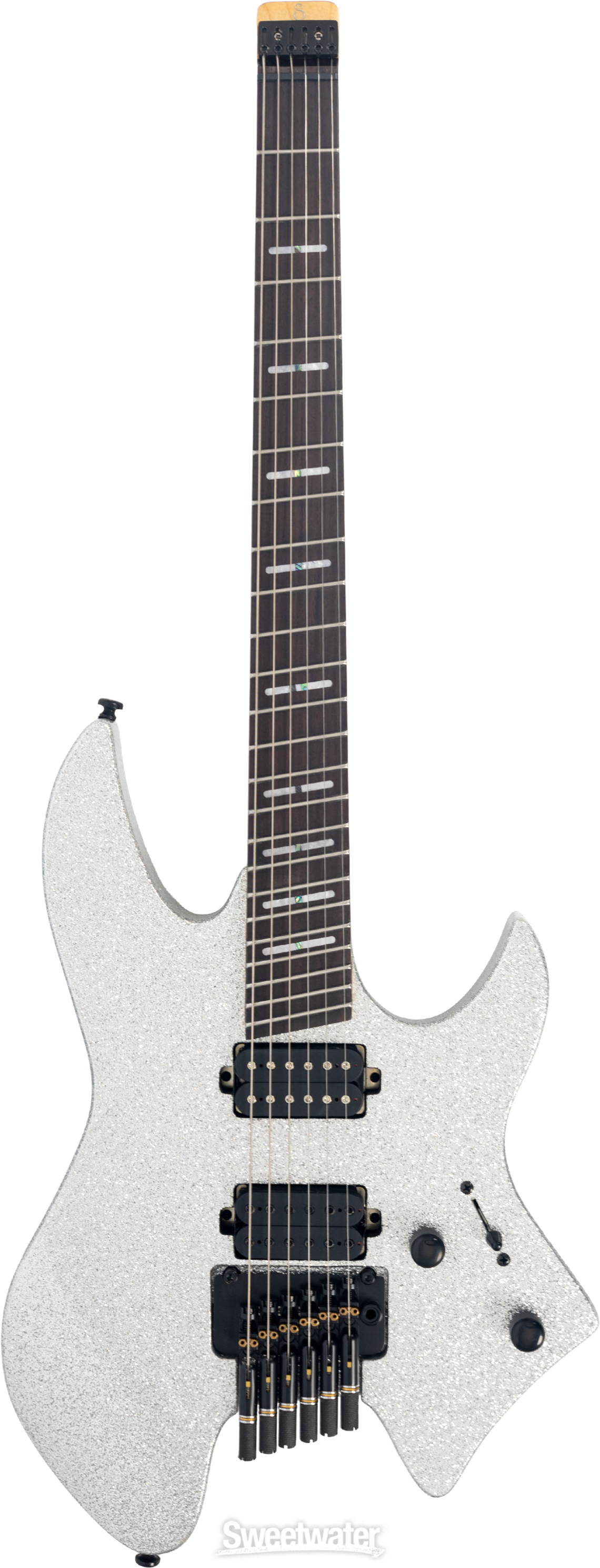 Sire Larry Carlton X6 Headless Electric Guitar - Silver