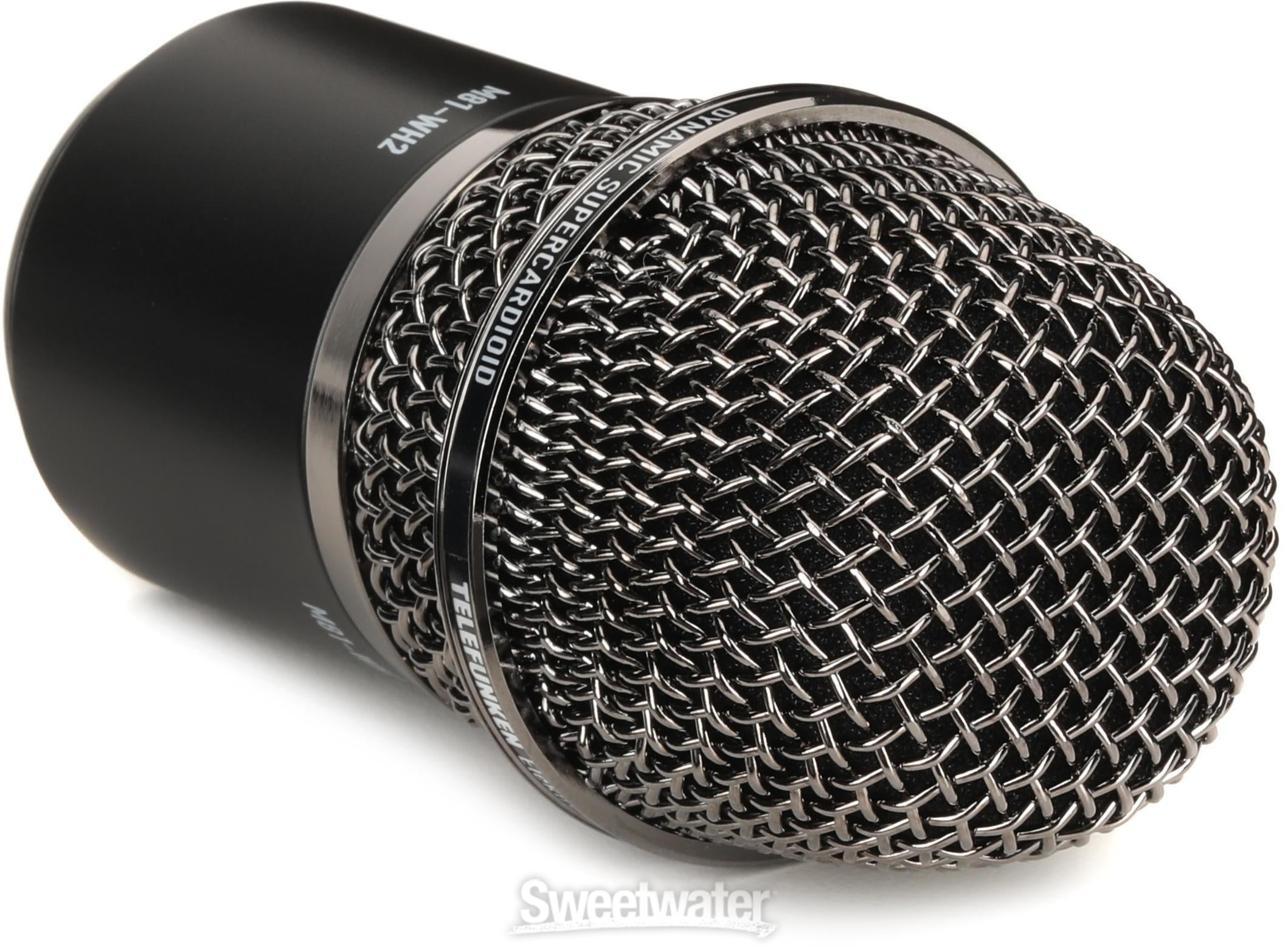 Telefunken M81-WH2 Wireless Mic Capsule - Black Nickel | Sweetwater