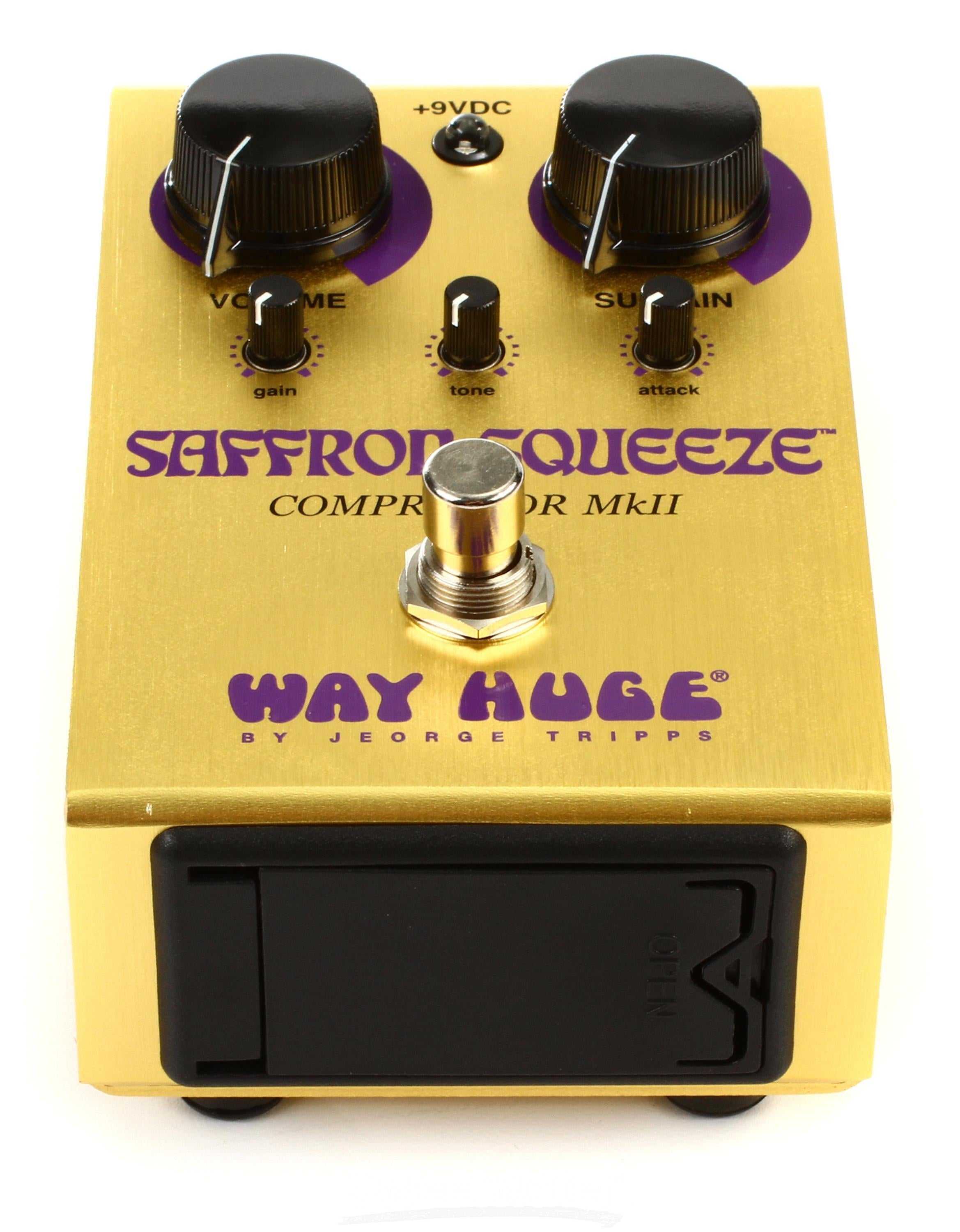 Way Huge Saffron Squeeze Compressor Pedal Reviews | Sweetwater