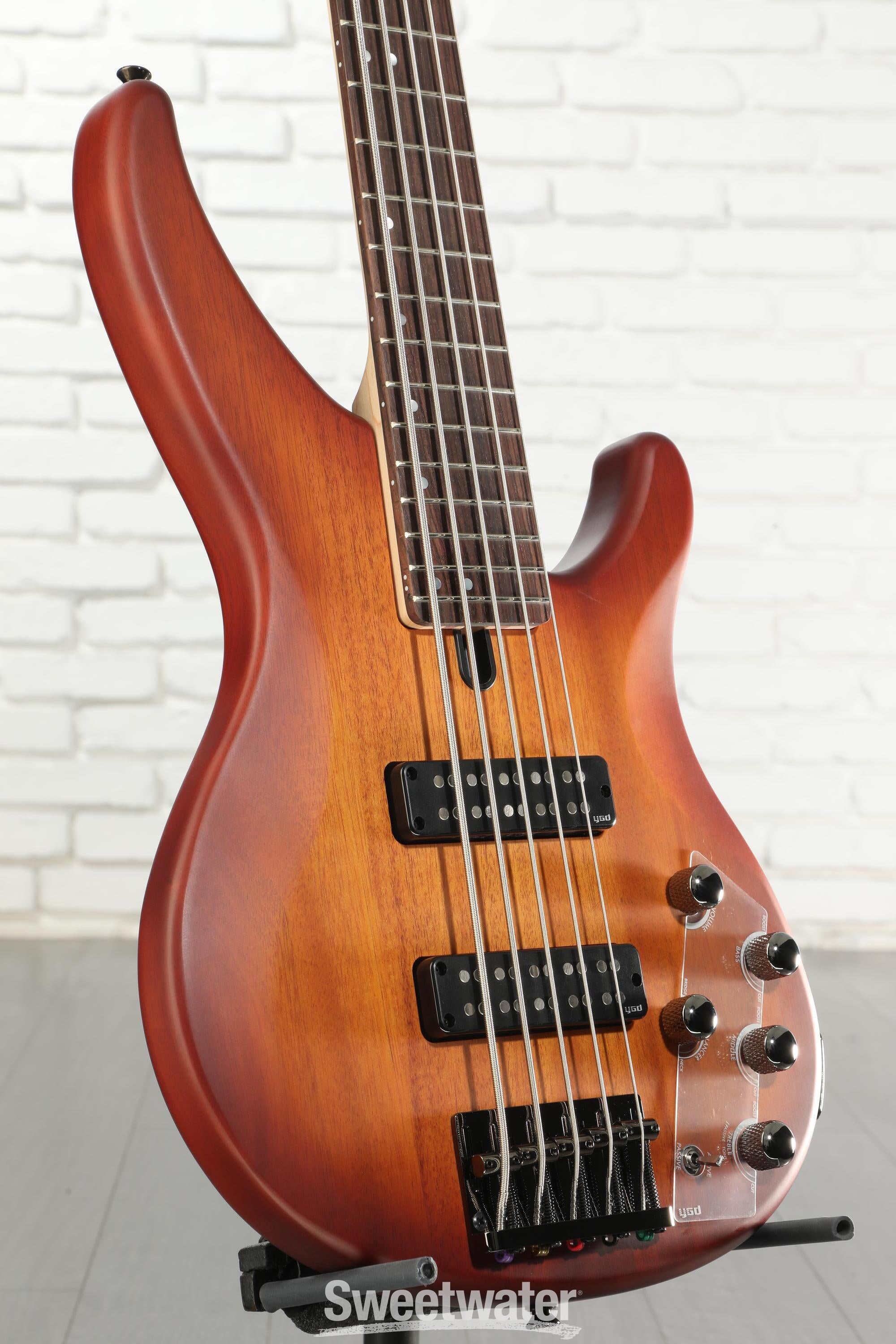 Yamaha TRBX505 5-string Bass Guitar - Brick Burst | Sweetwater