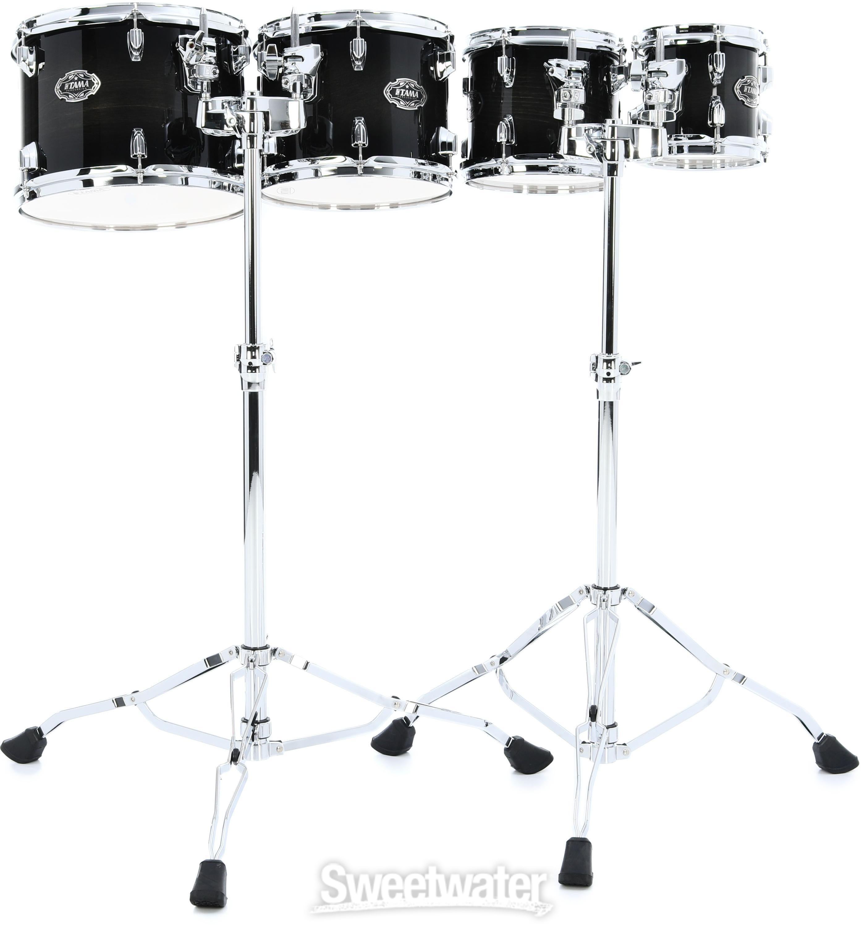 Tama High-pitched Double-headed Concert Tom Set with Stands